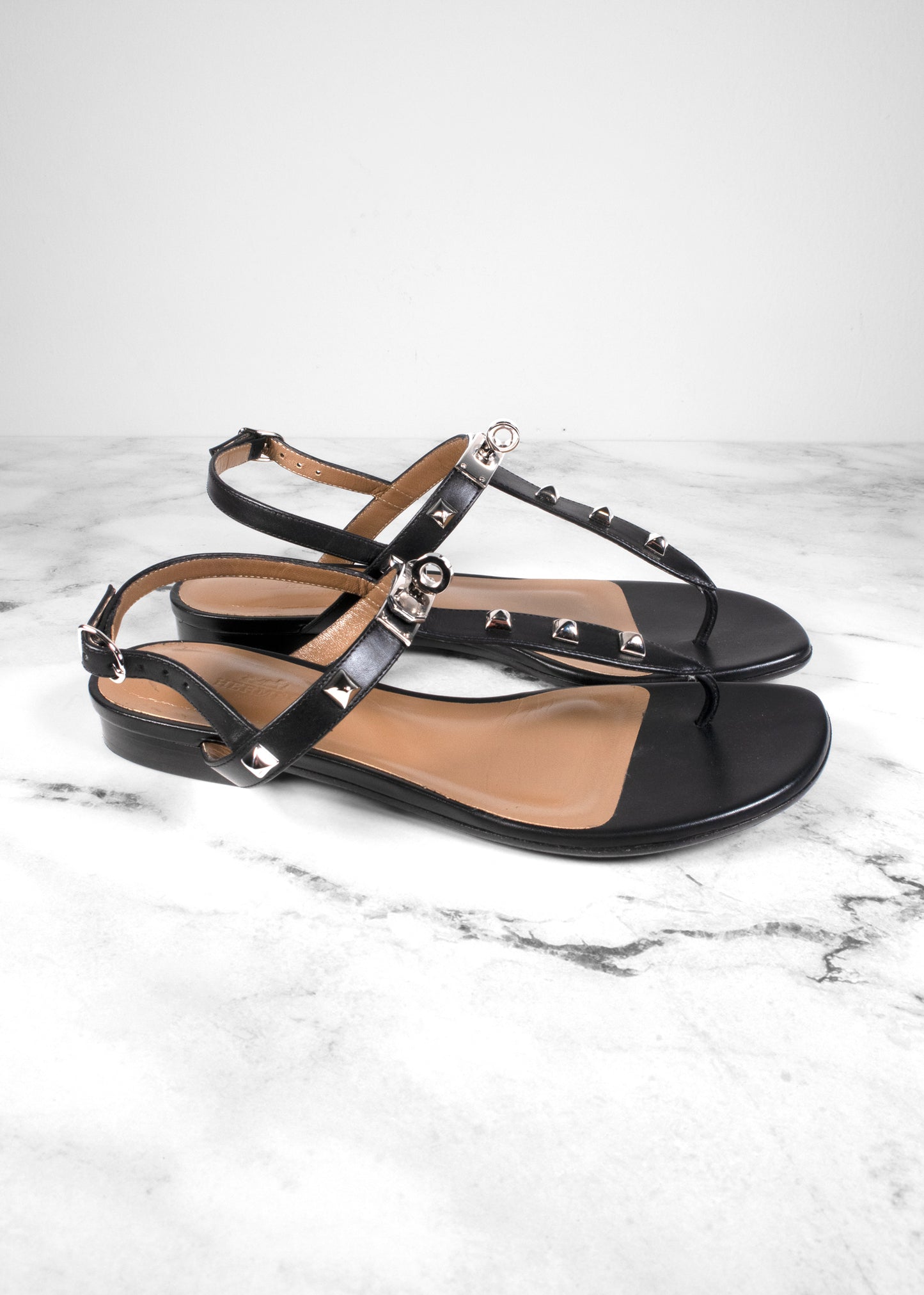 Hermès Olivia Leather Sandals