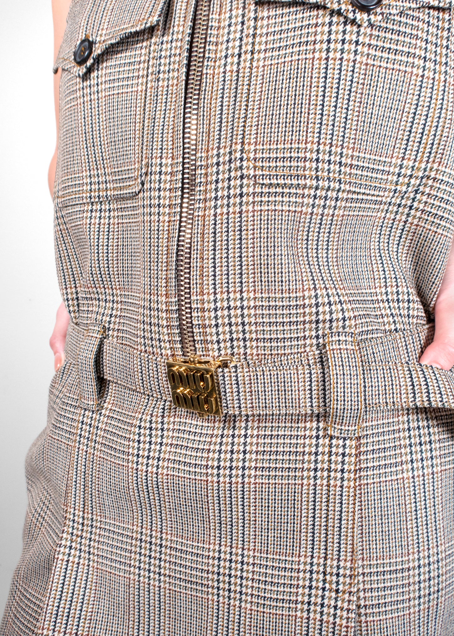 Miu Miu Checked Dress