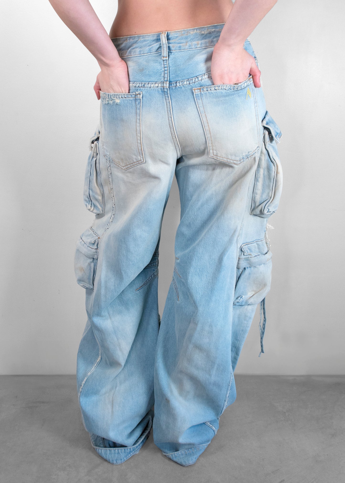The Attico Blue Fern Jeans