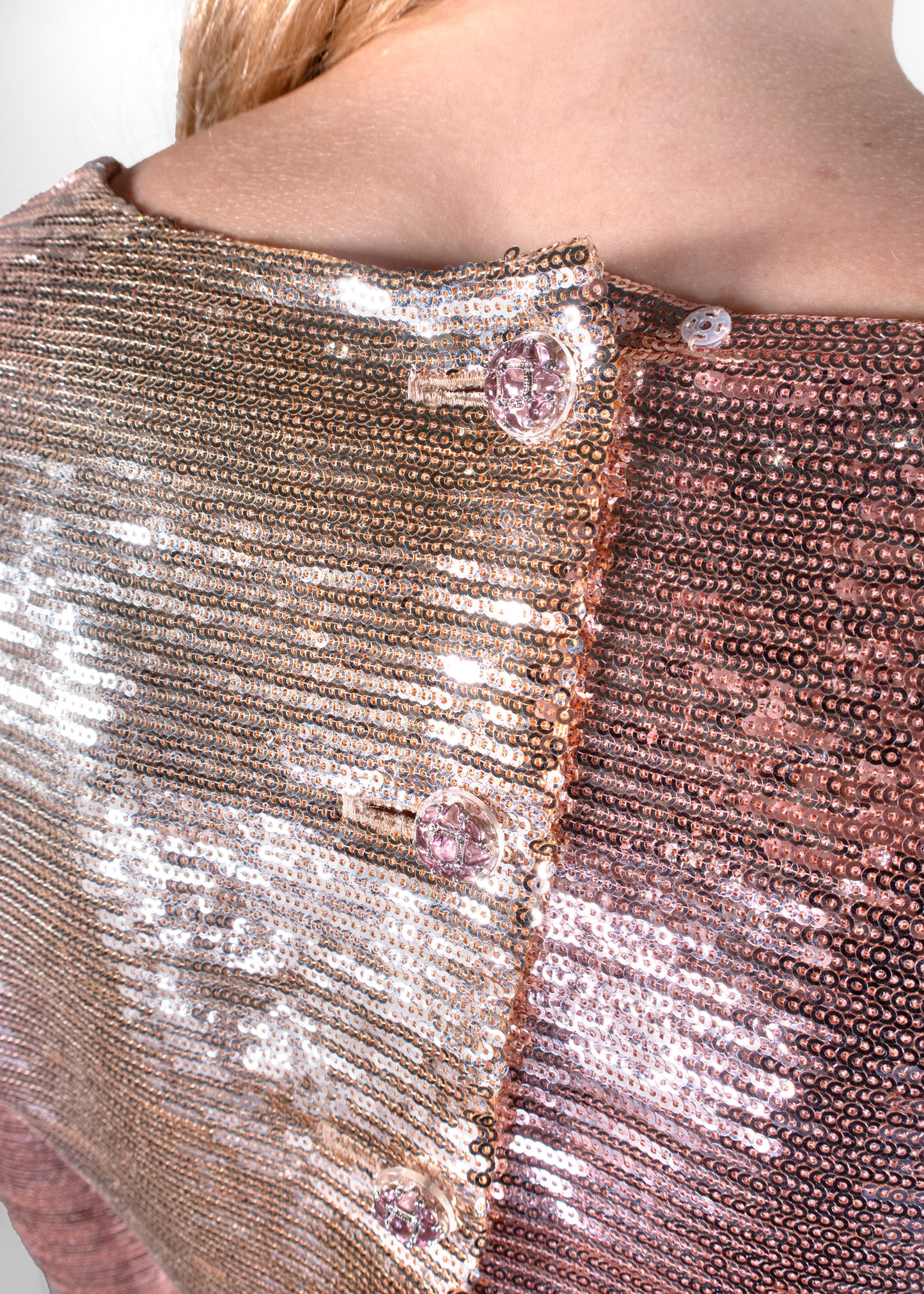 Chanel 24 Runway Cruise Collection Iridescent Sequin Crop Top