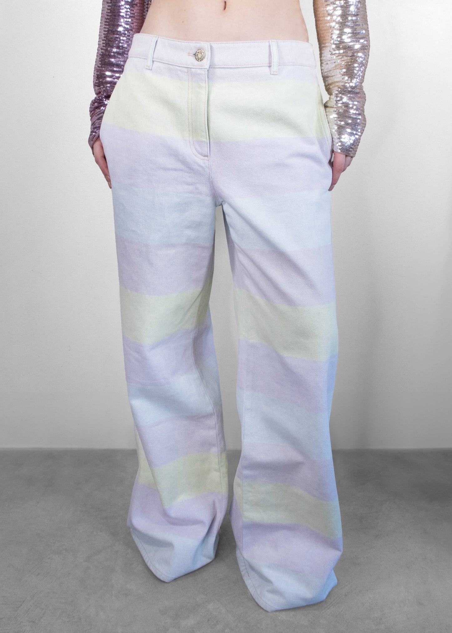 Chanel Coco Beach Striped Jeans