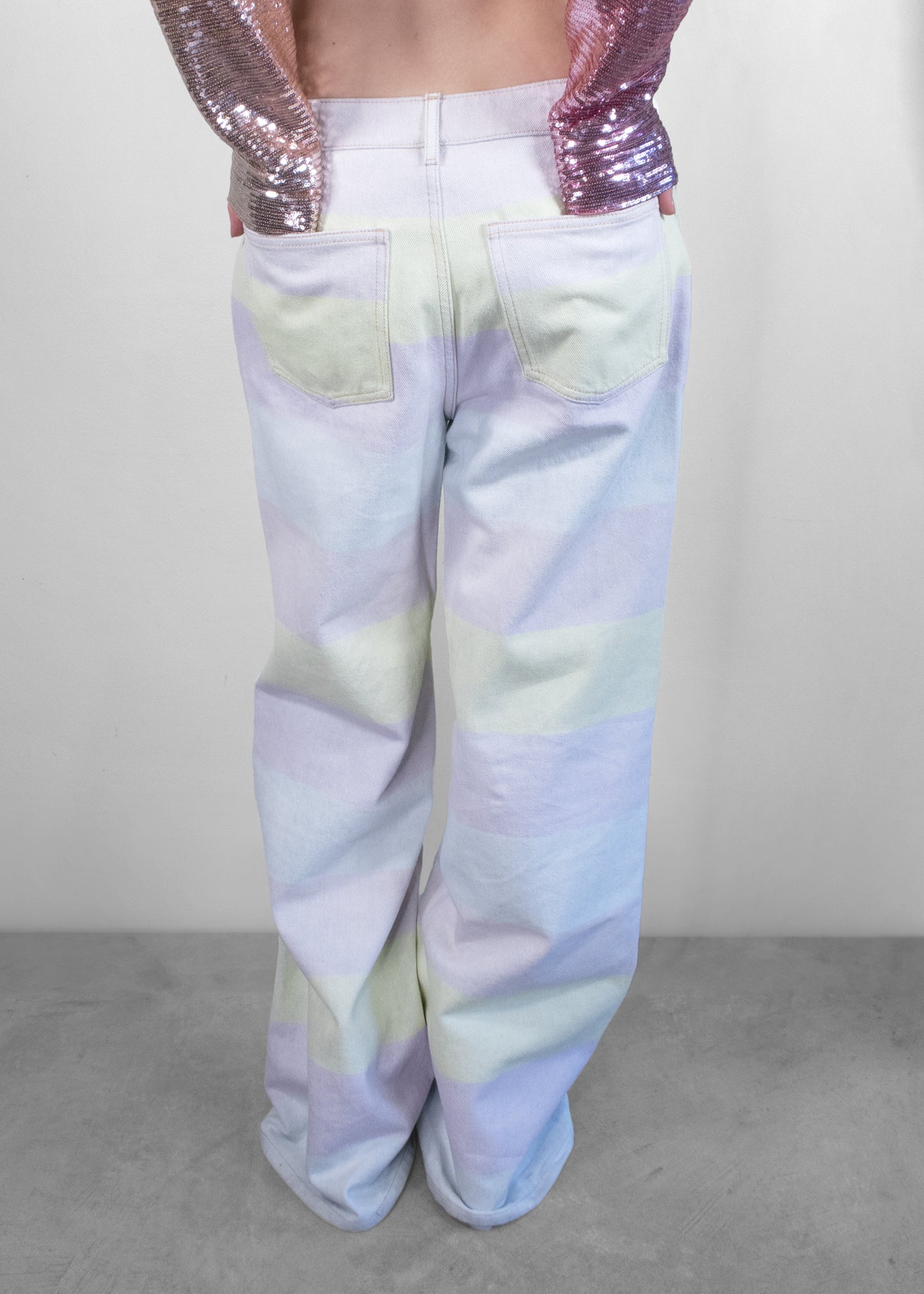 Chanel Coco Beach Striped Jeans
