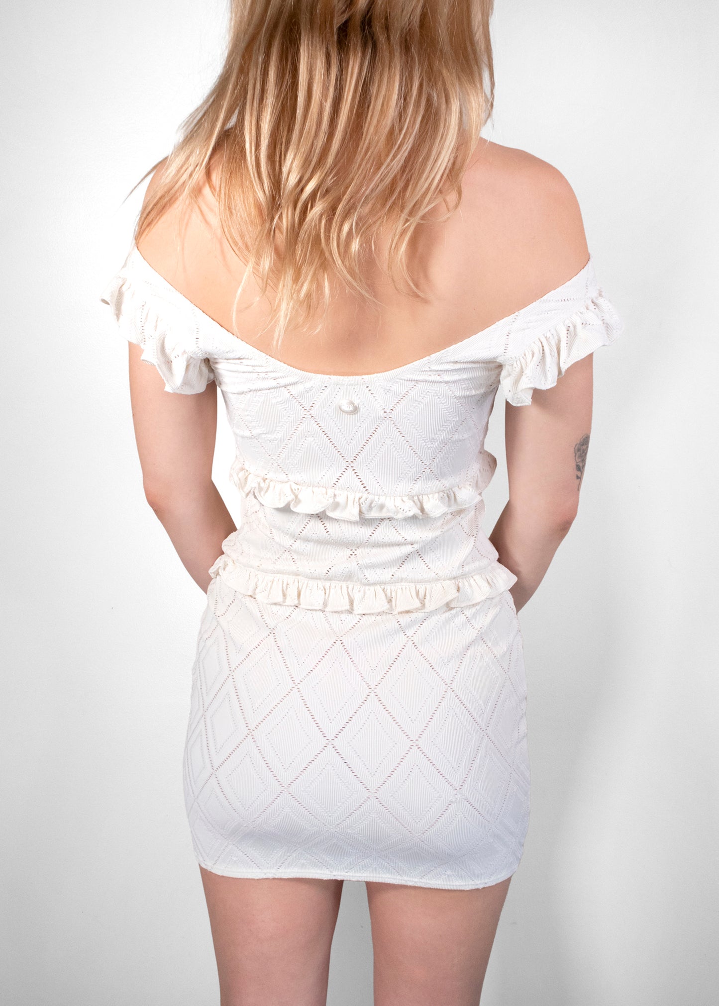 Chanel Off-The-Shoulder Mini Dress