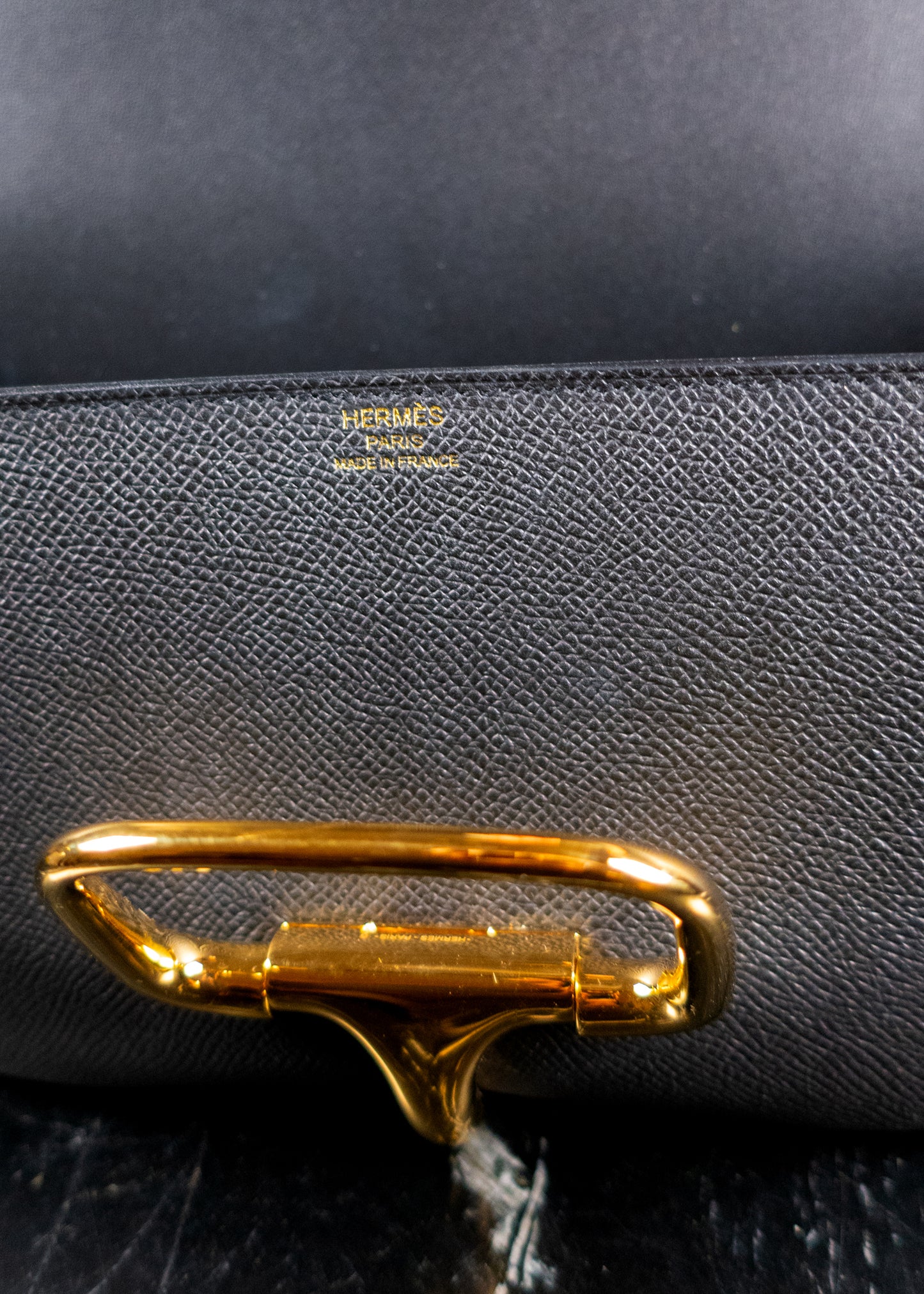 Hermès Epsom Della Cavalleria Elan Black