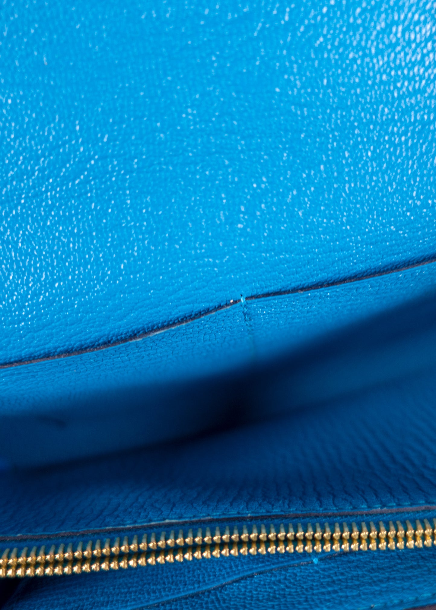 Hermès Epsom Verso To Go Bleu Frida Rouge H