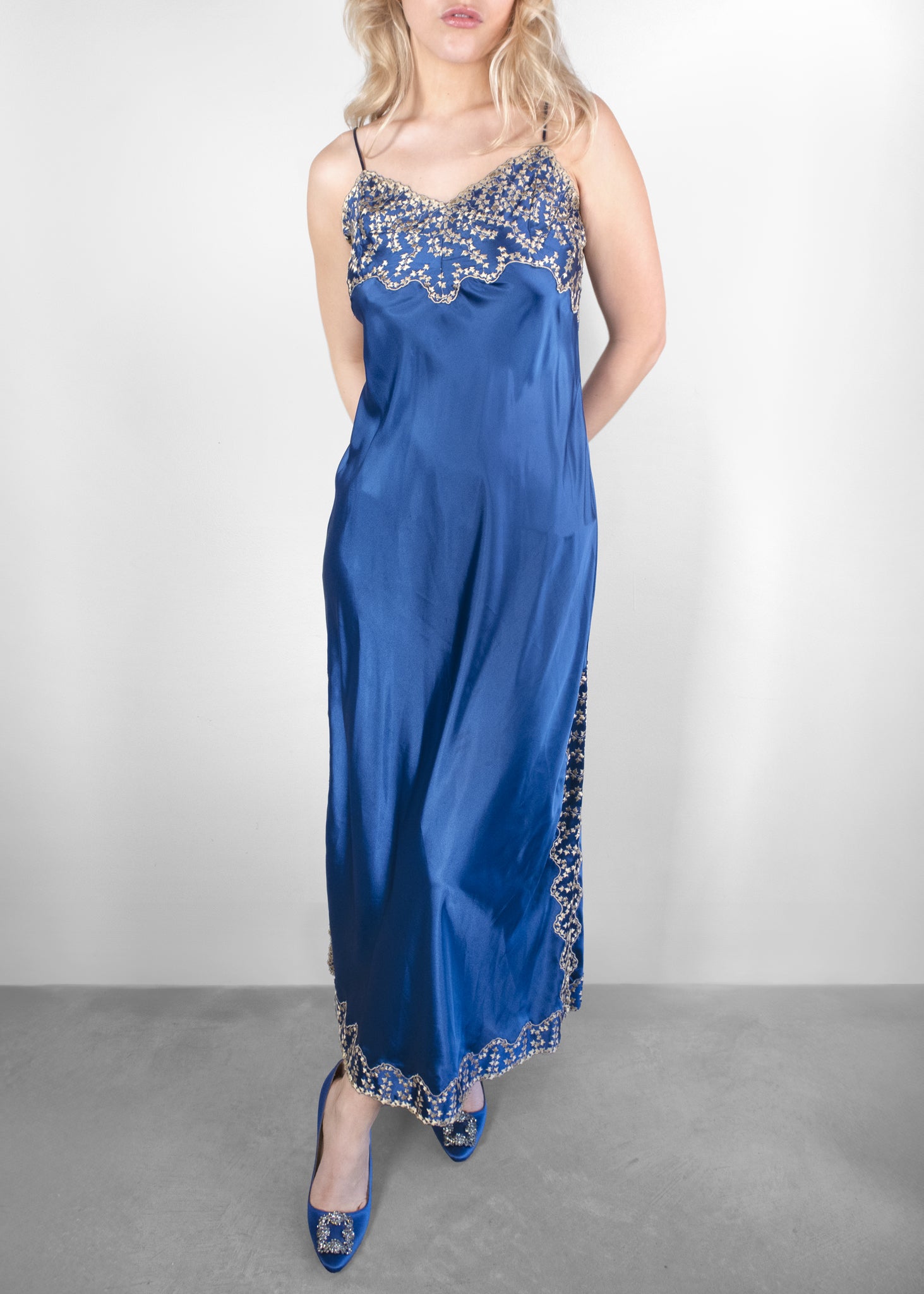 Dior Lace Slip Dress Christian Dior Vintage Silk Lace Slip Dress