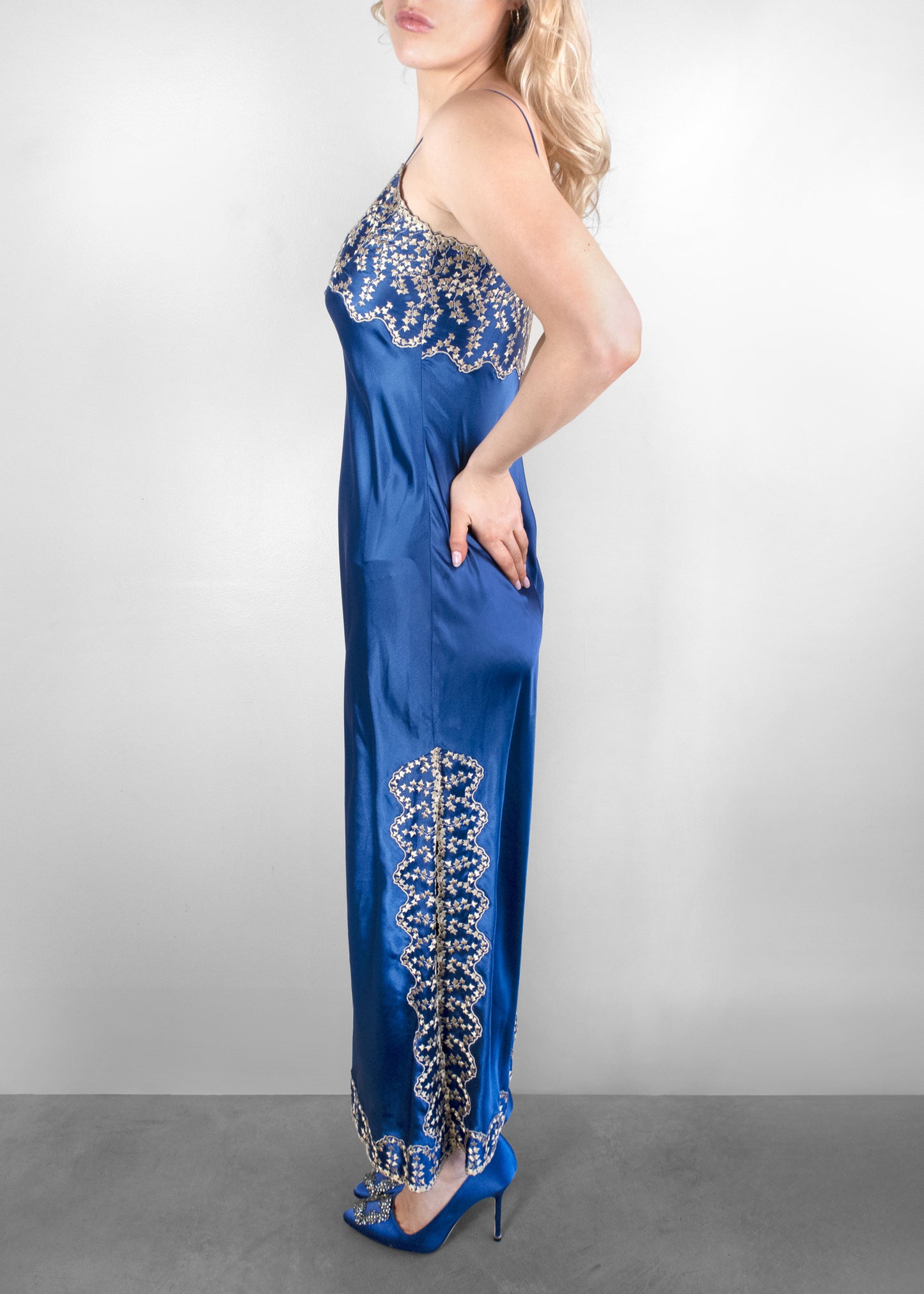 Christian Dior Vintage Silk Lace Slip Dress