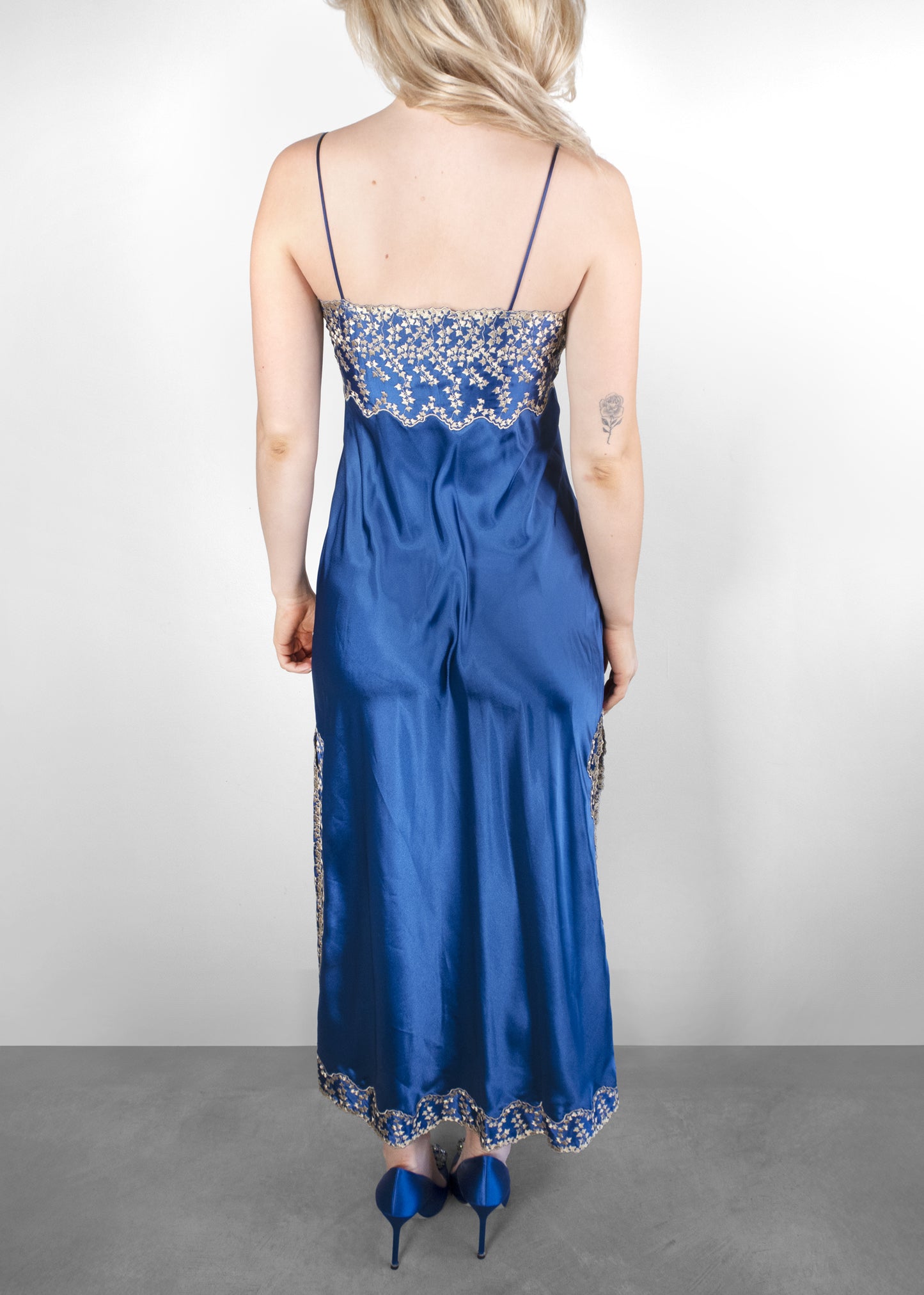 Christian Dior Vintage Silk Lace Slip Dress