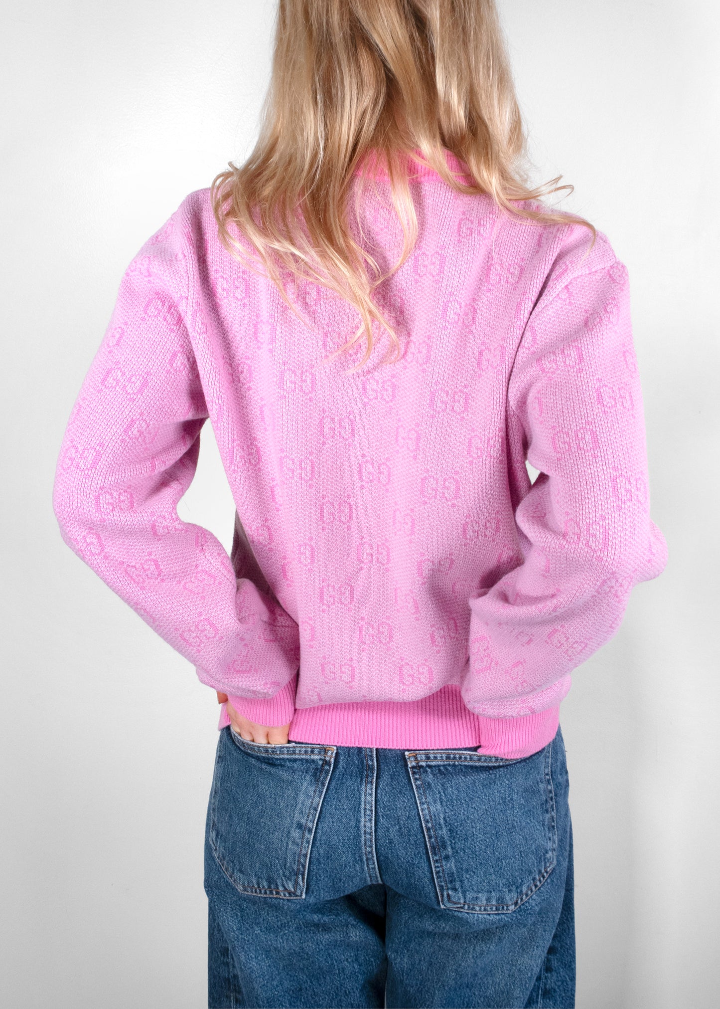 Gucci Monogram-Jacquard Wool Jumper