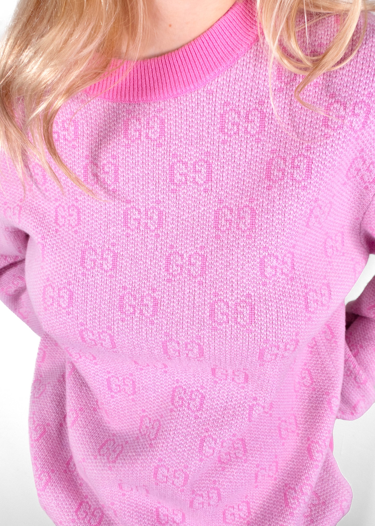 Gucci Monogram-Jacquard Wool Jumper