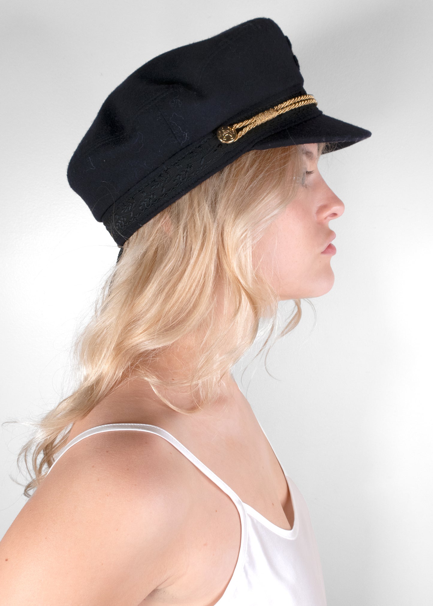 Celine Wool Triomphe Sailor Cap
