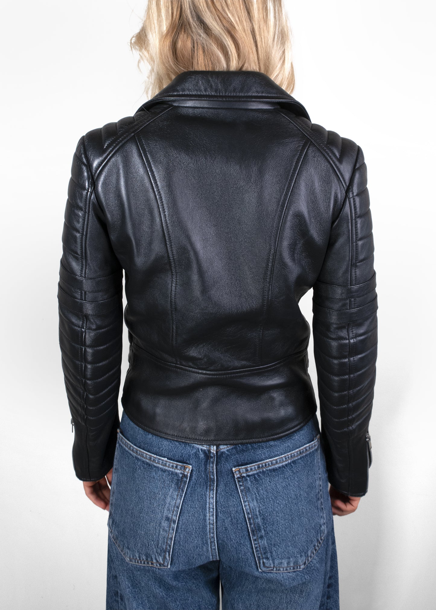 Celine Lamb Leather Biker Jacket