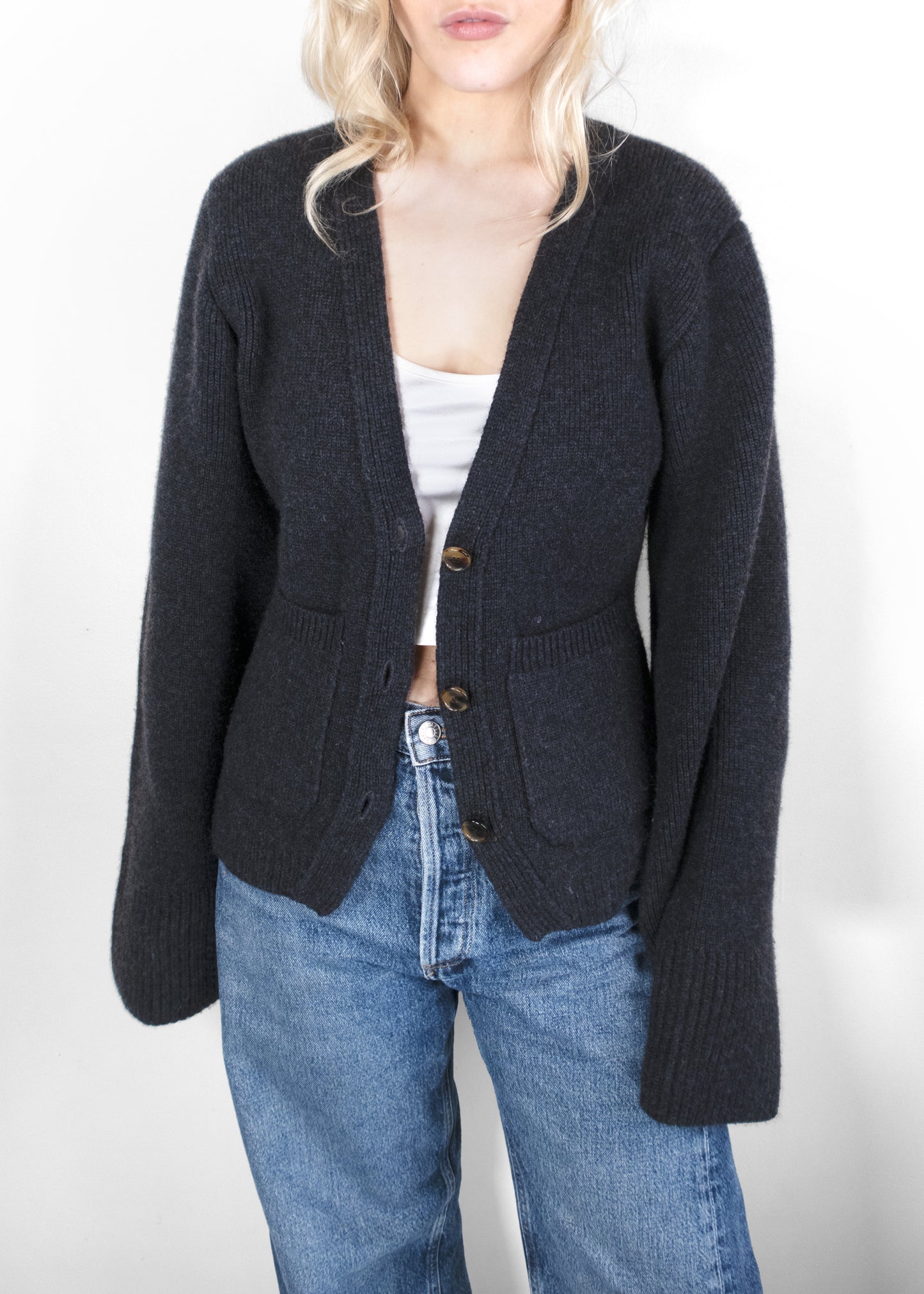 Khaite Scarlet Cashmere Cardigan