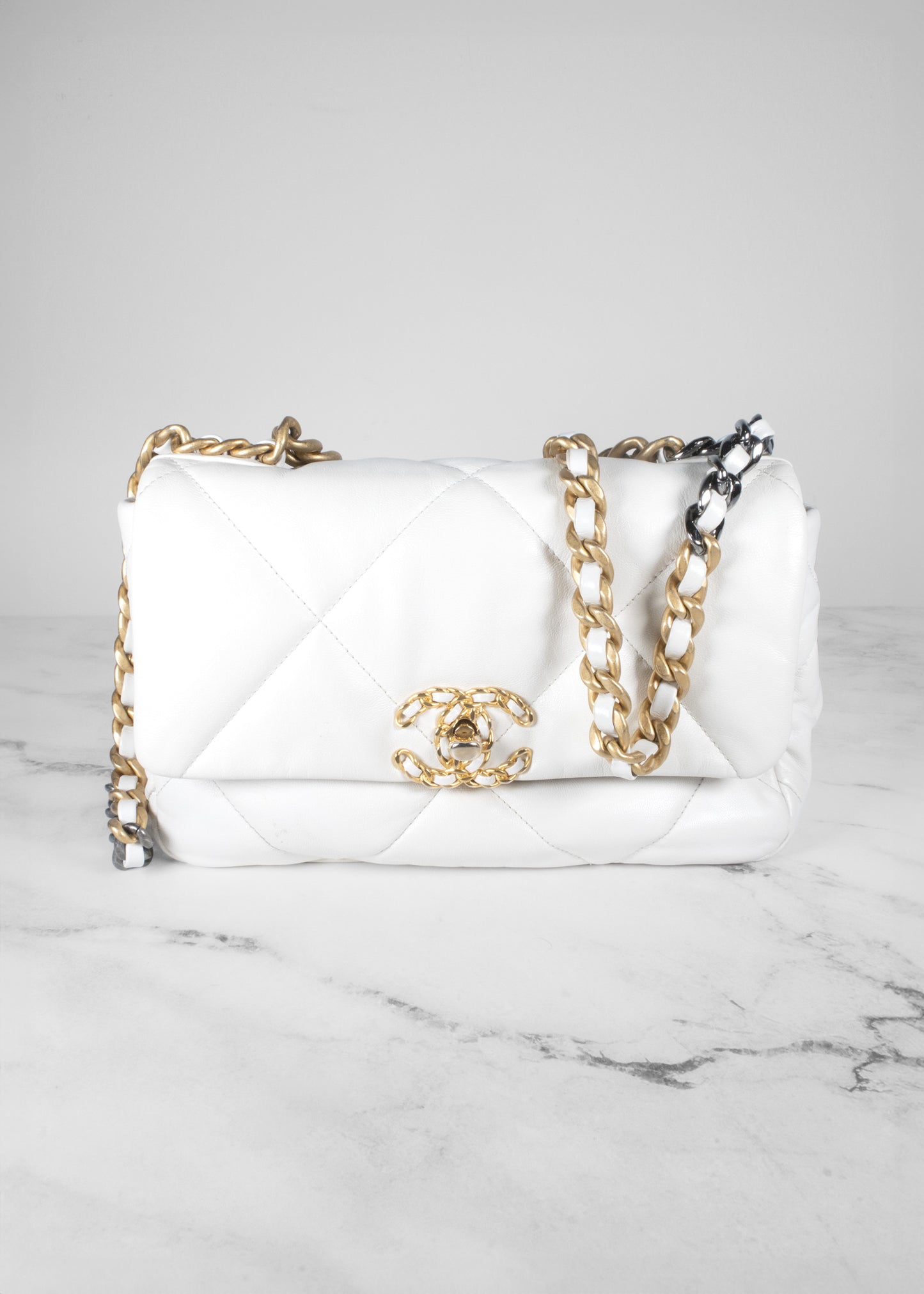 Chanel Quilted Caviar Chain Shoulder Bag
