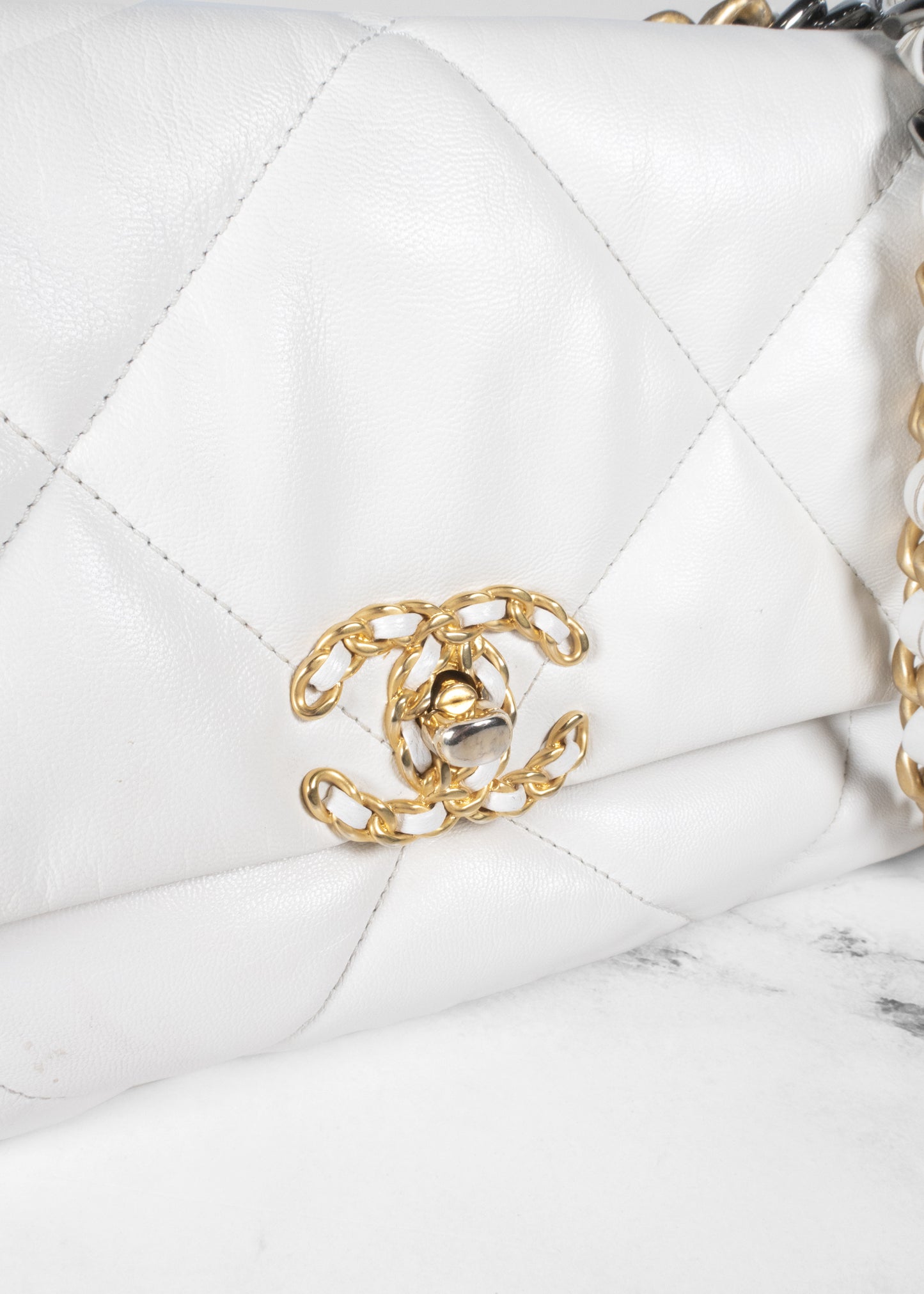 Chanel Quilted Caviar Chain Shoulder Bag