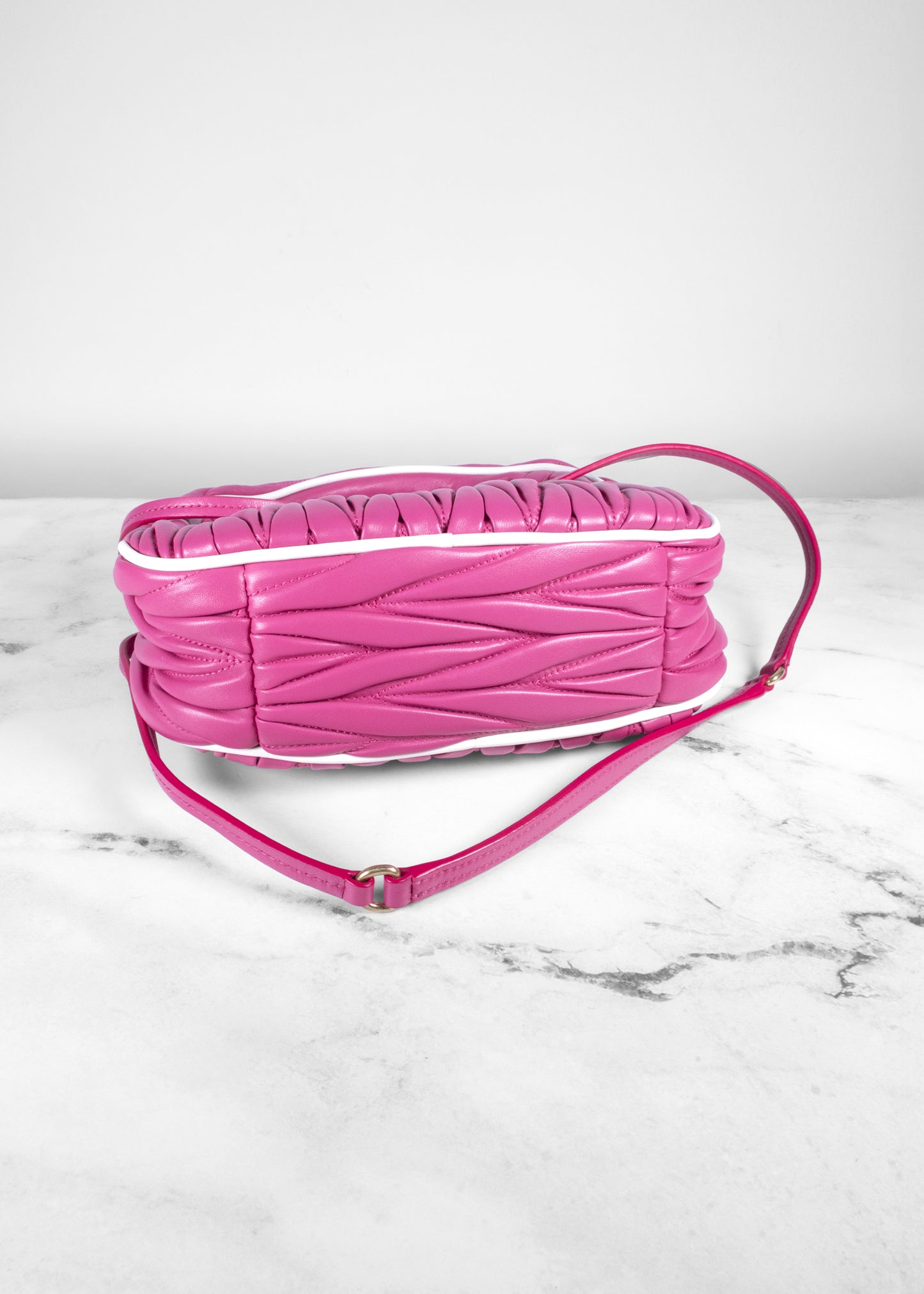 Miu Miu Wander Matelassé Tote Bag
