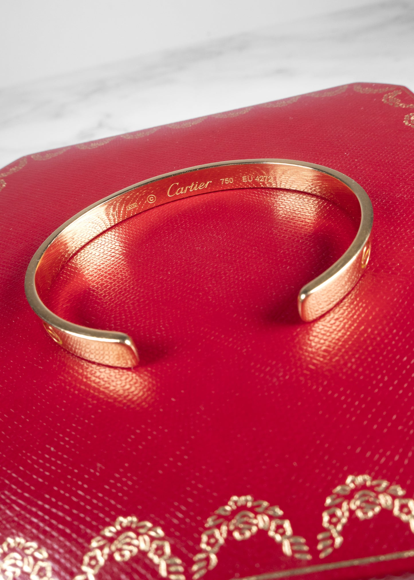 Cartier Love Yellow Gold Cuff Bracelet