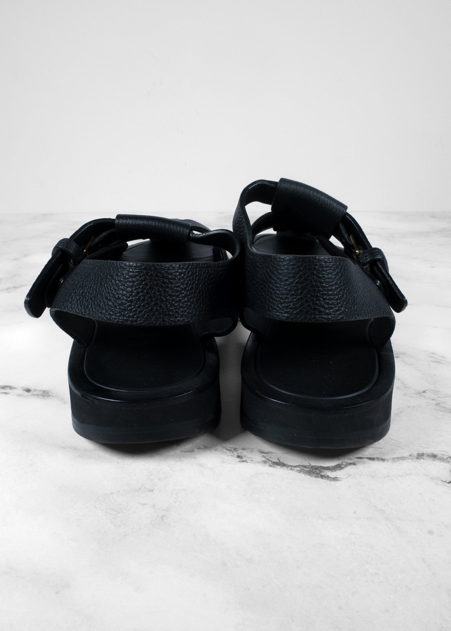 The Row Leather Fisherman Sandals