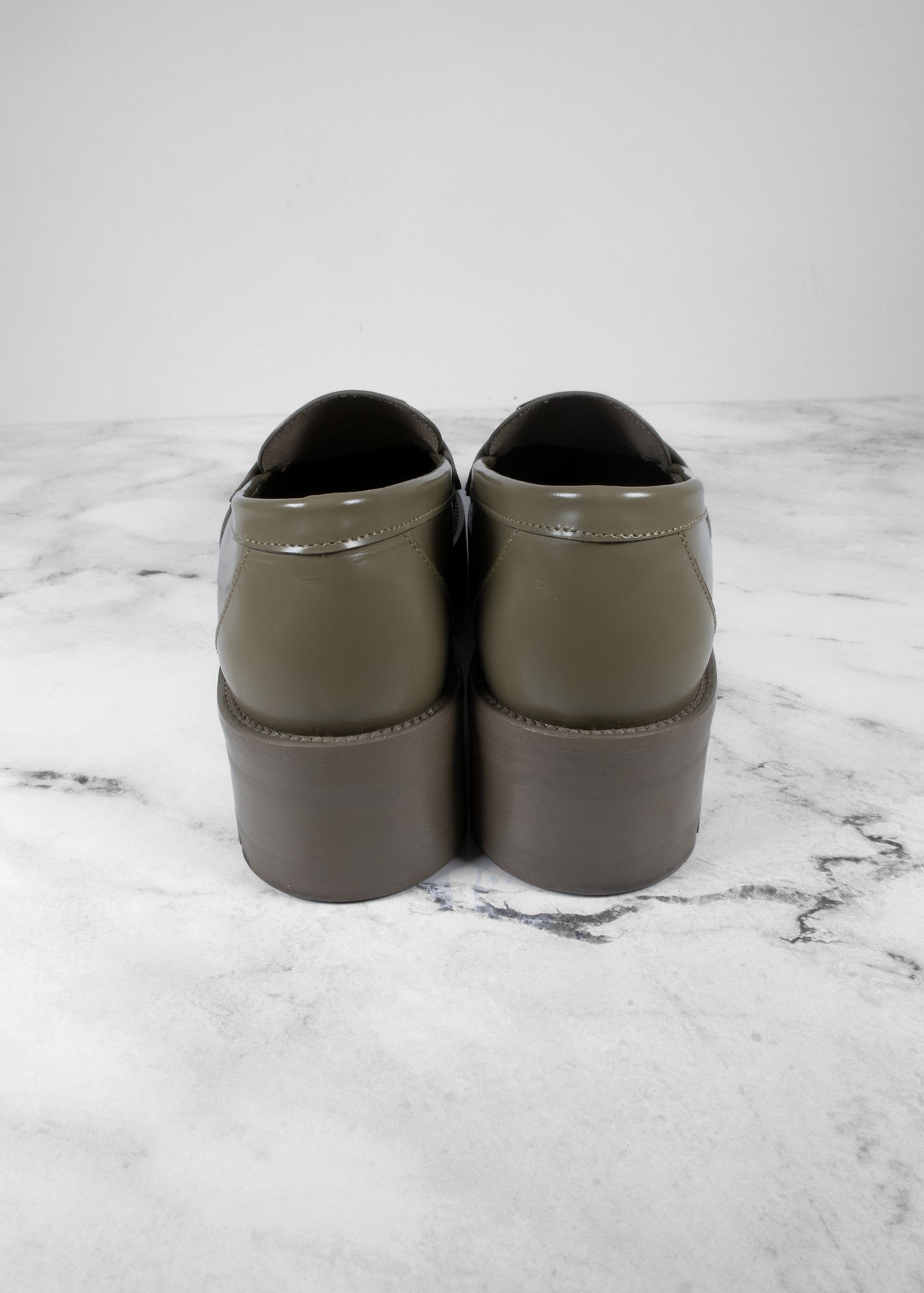 Chanel Calfskin Metal CC Loafers