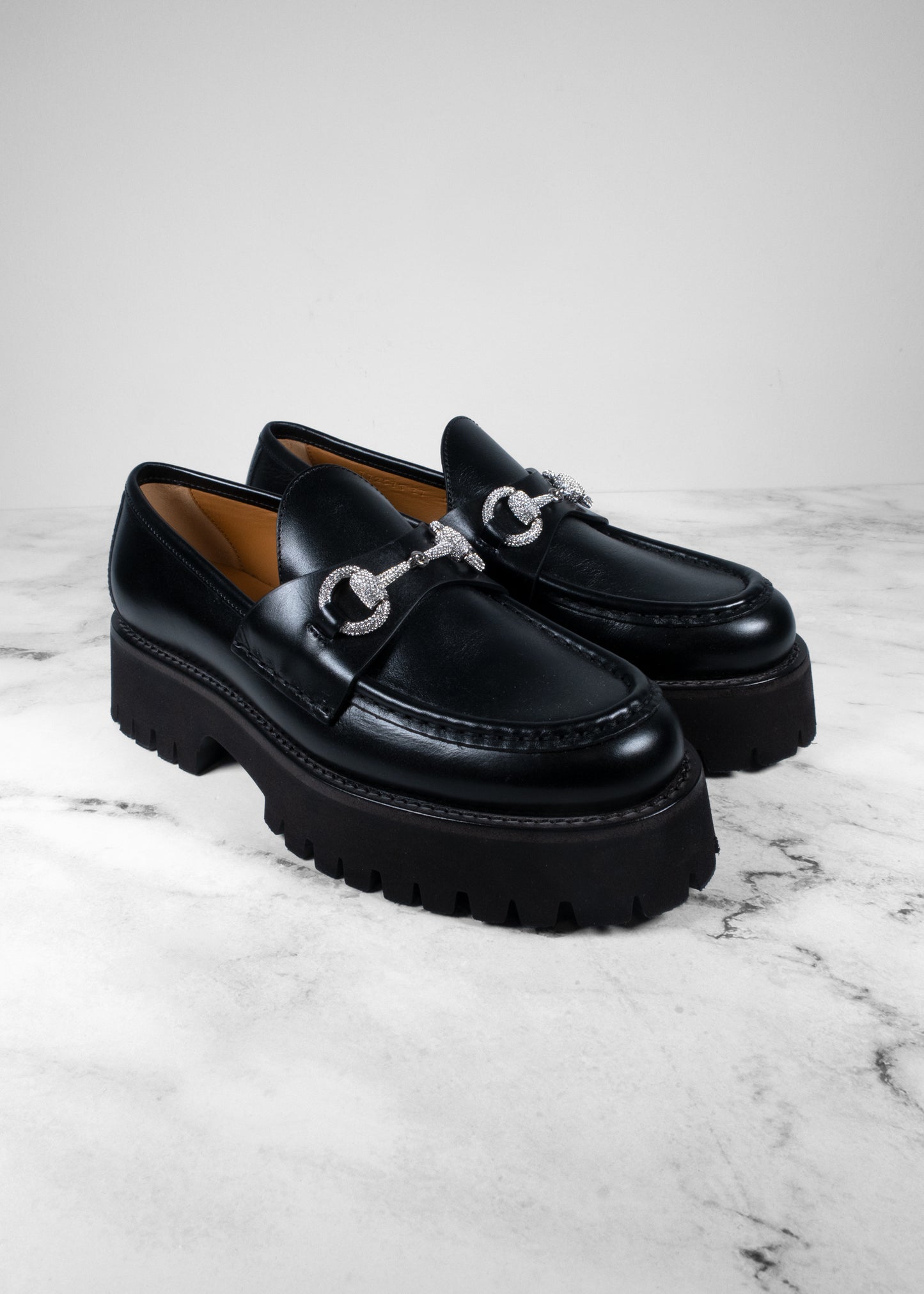 Gucci Loafer with Crystal Horsebit