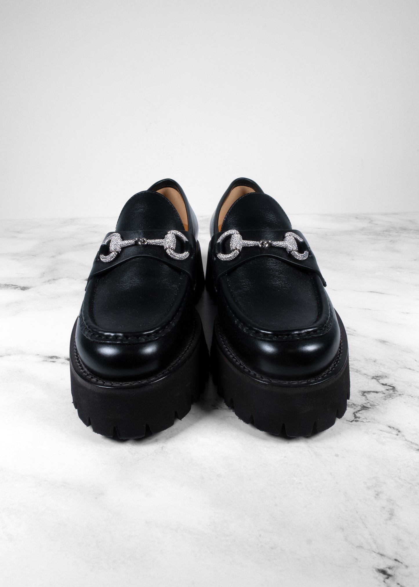 Gucci Loafer with Crystal Horsebit