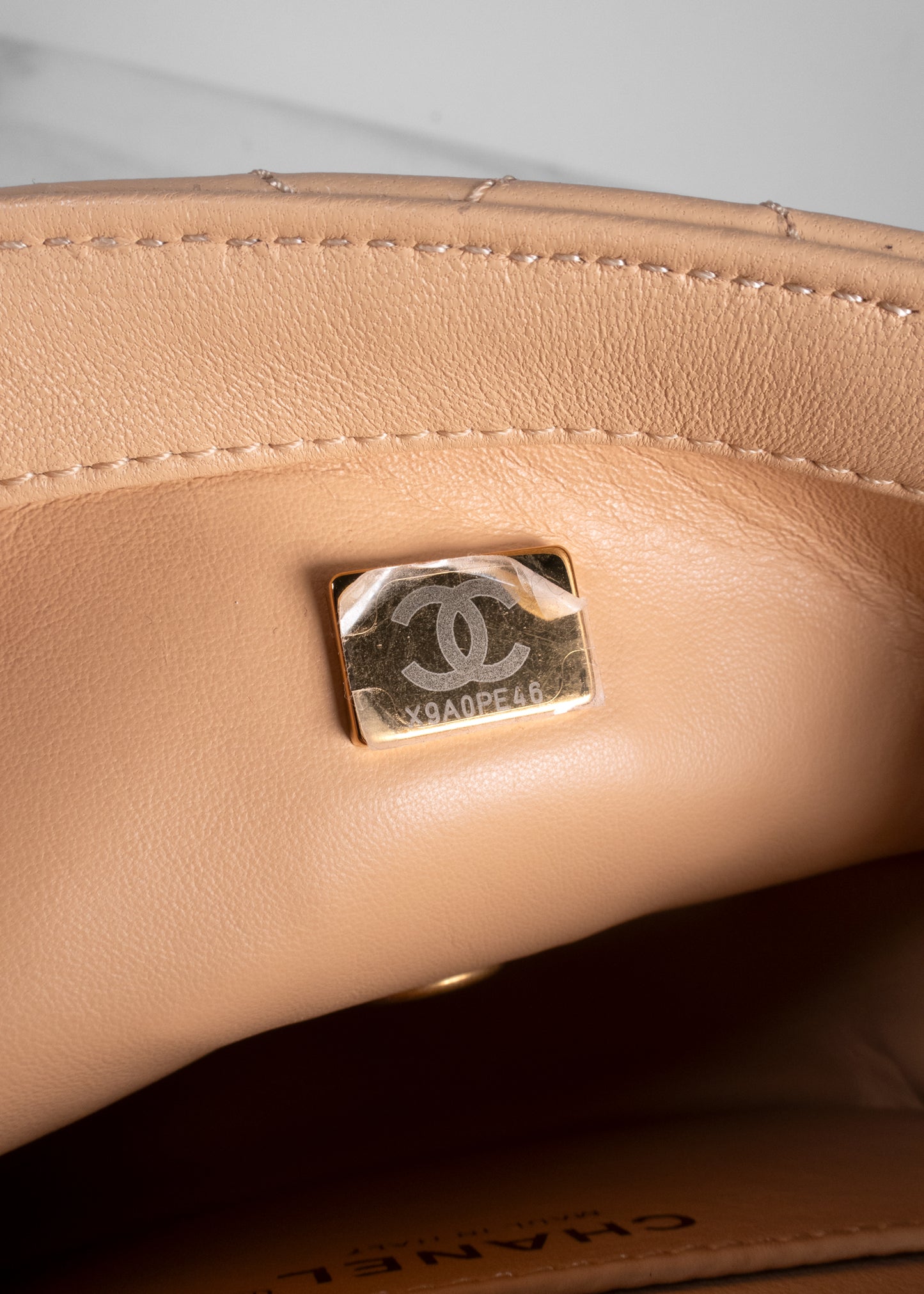 Chanel Lambskin Quilted Mini Pearl Crush Flap Bag