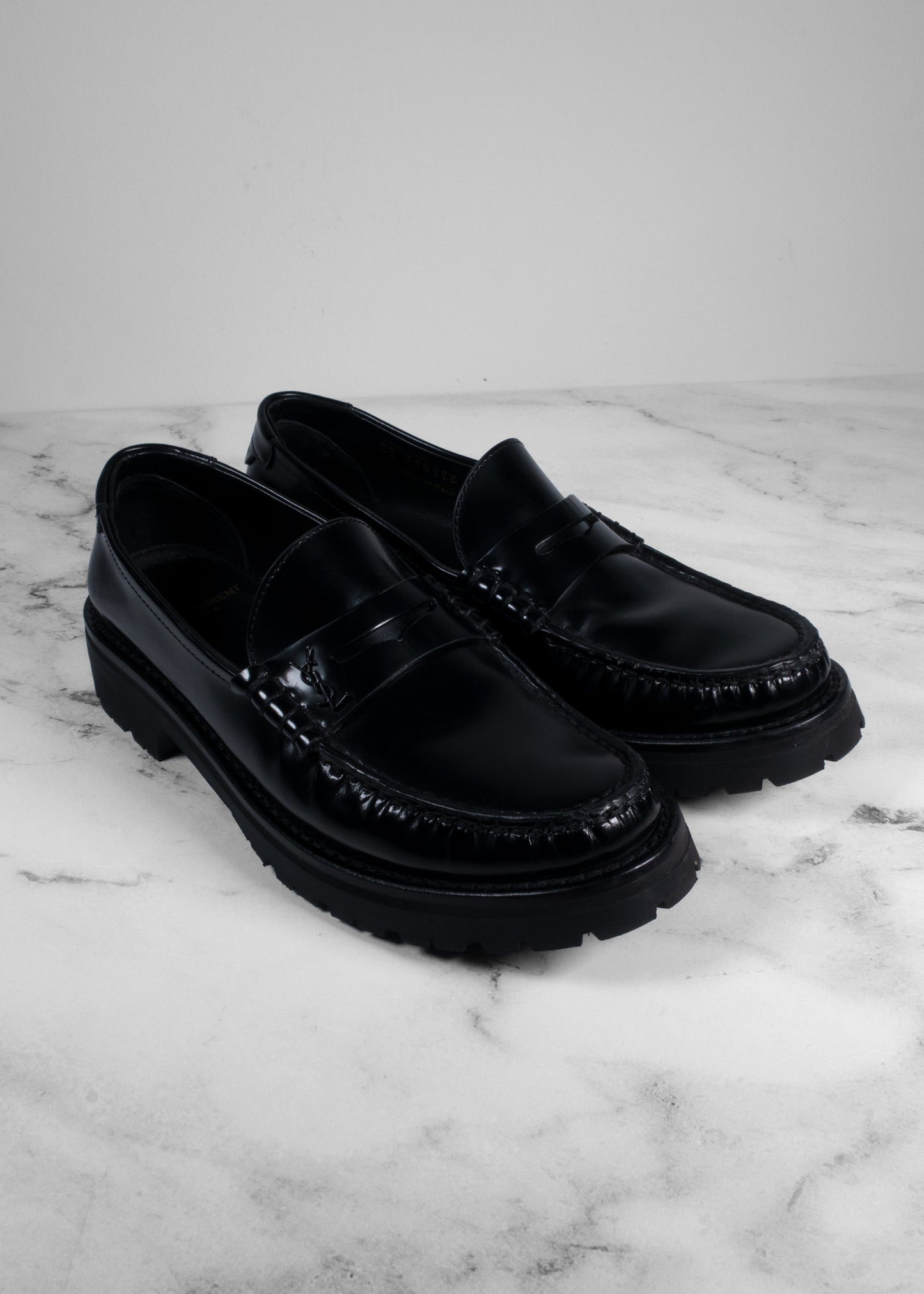 Saint Laurent Le Loafer Monogram Penny Loafer