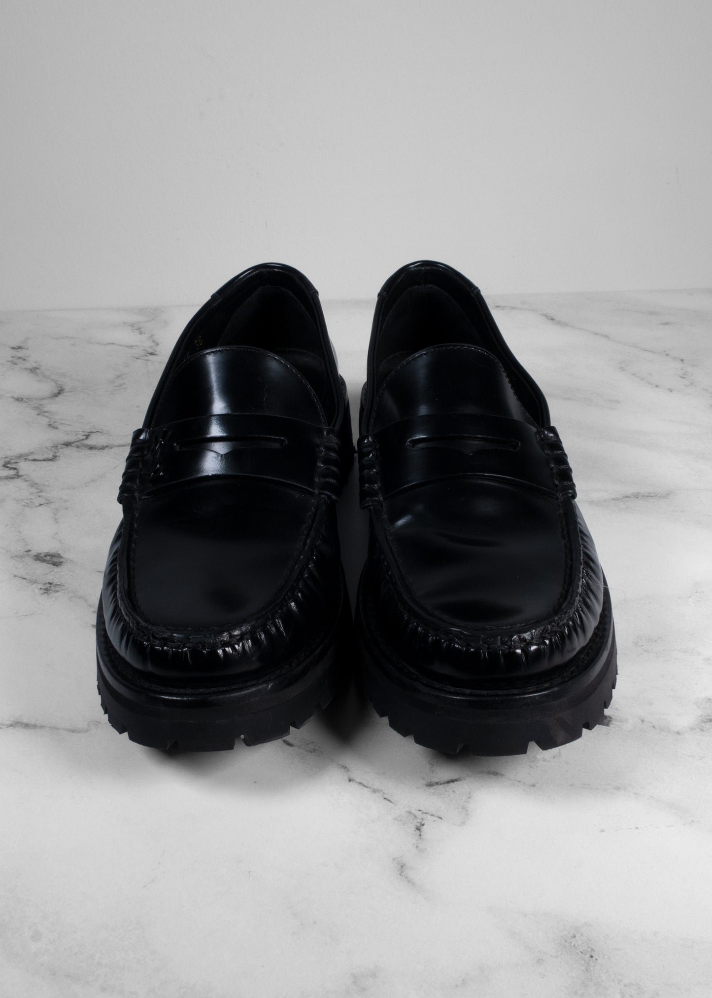 Saint Laurent Le Loafer Monogram Penny Loafer