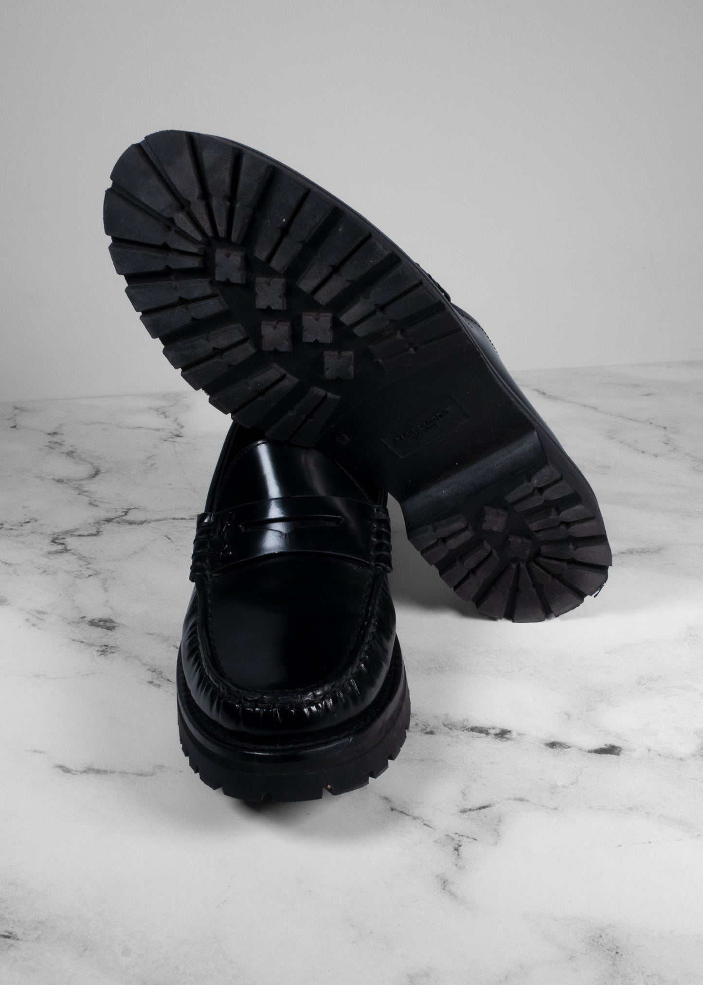 Saint Laurent Le Loafer Monogram Penny Loafer