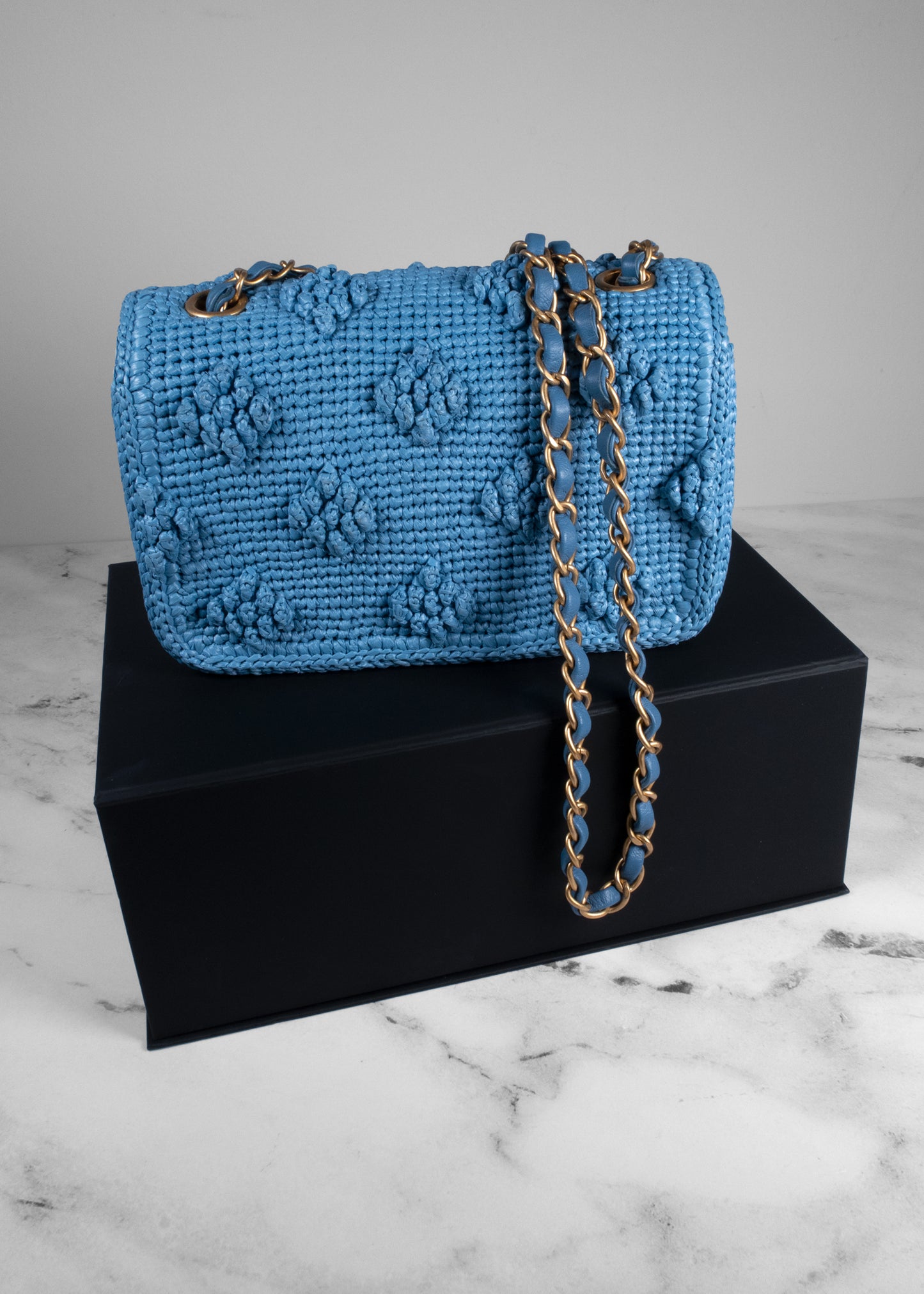 Chanel 2024 Medium Dolce Raffia Flap Bag