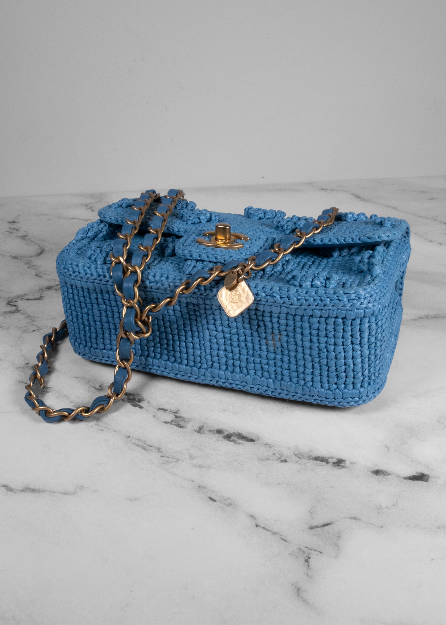 Chanel 2024 Medium Dolce Raffia Flap Bag