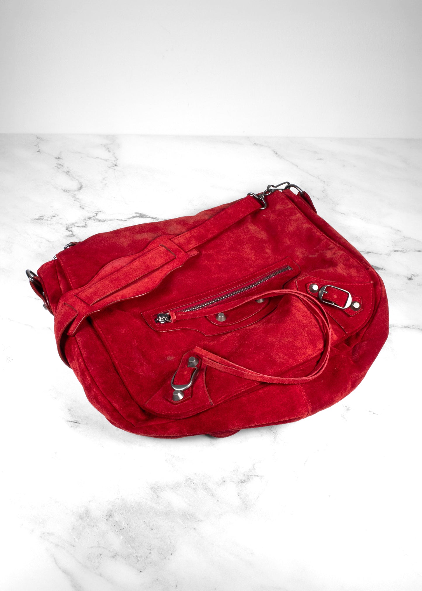 Balenciaga Motocross Classic Folk Bag