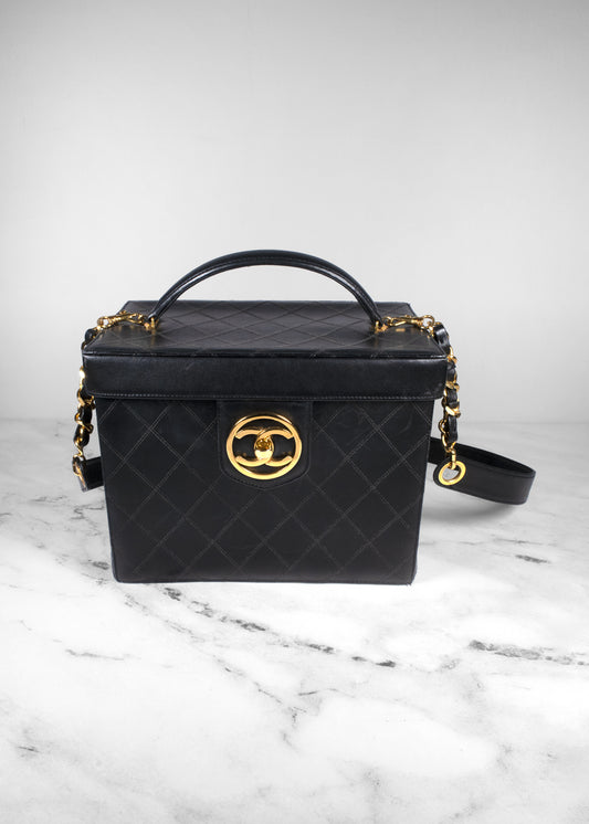 Chanel Vintage Quilted Vanity bag