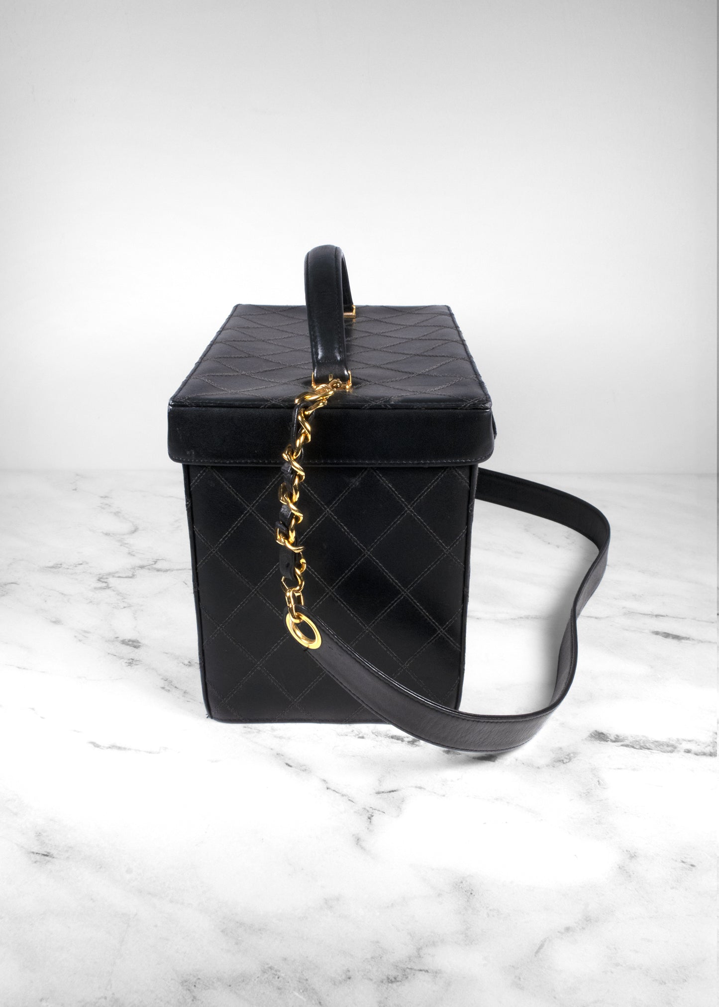 Chanel Vintage Quilted Cosmetic Case