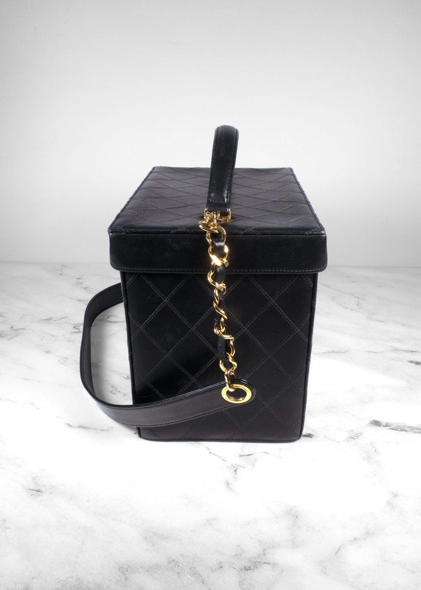 Chanel Vintage Quilted Cosmetic Case