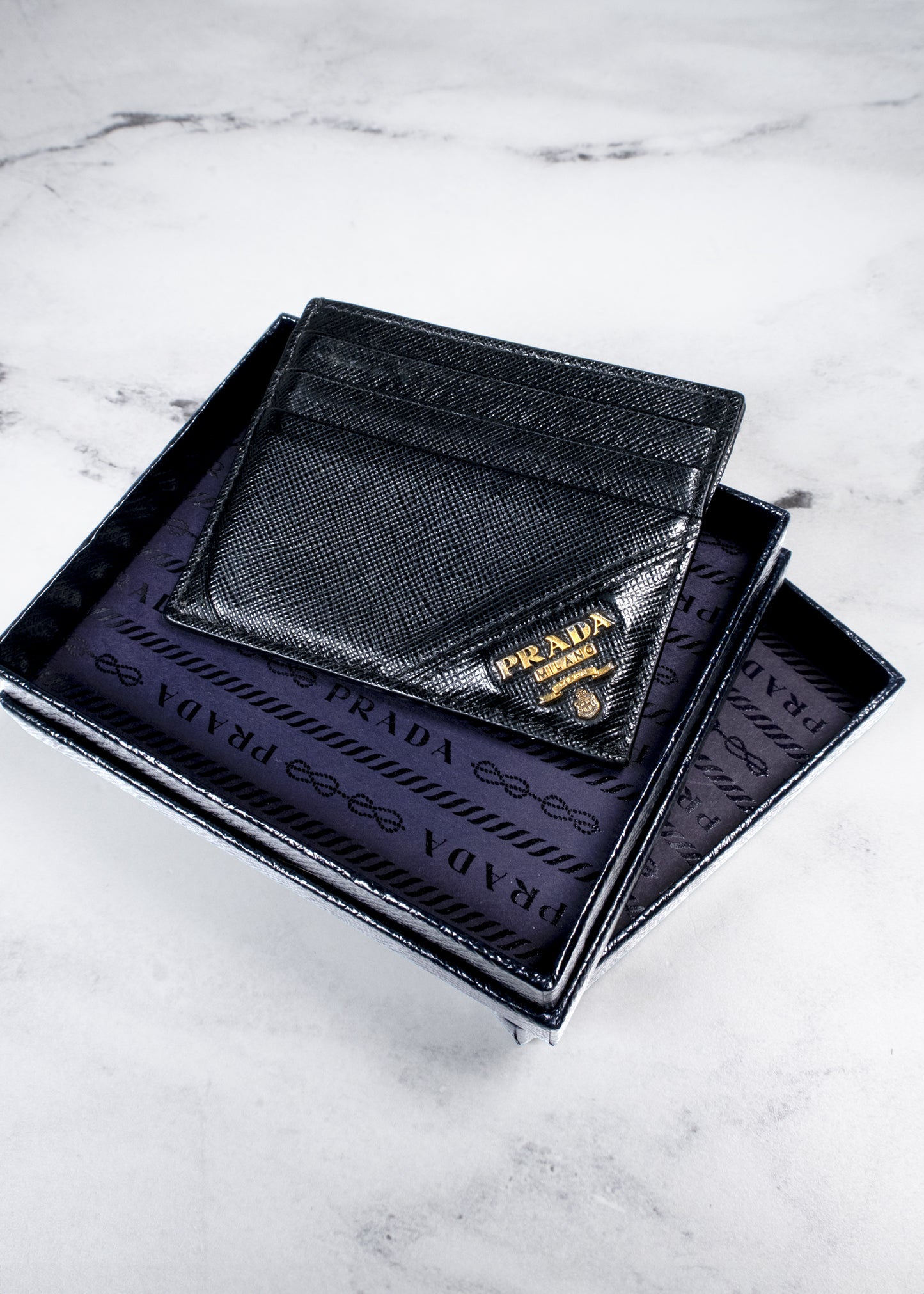 Prada Saffiano Leather Card Case
