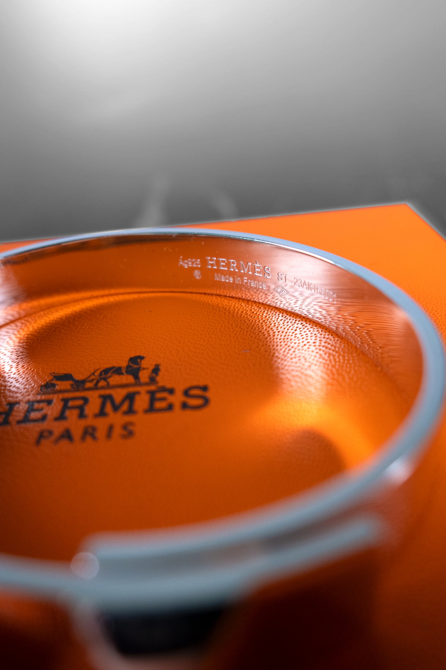 Hermès Sterling Silver Collier De Chien PM Bracelet