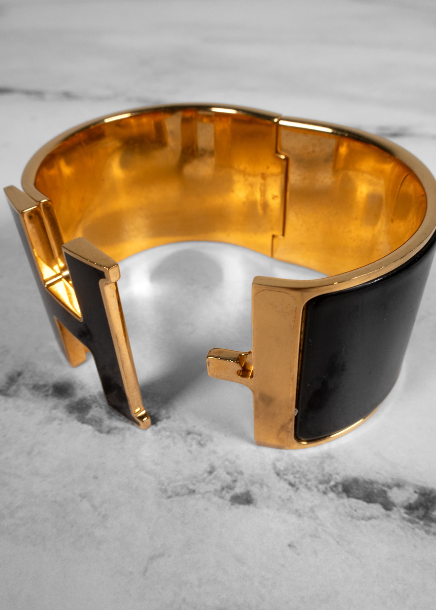 Hermès Enamel Extra Wide Clic Clac H Bracelet