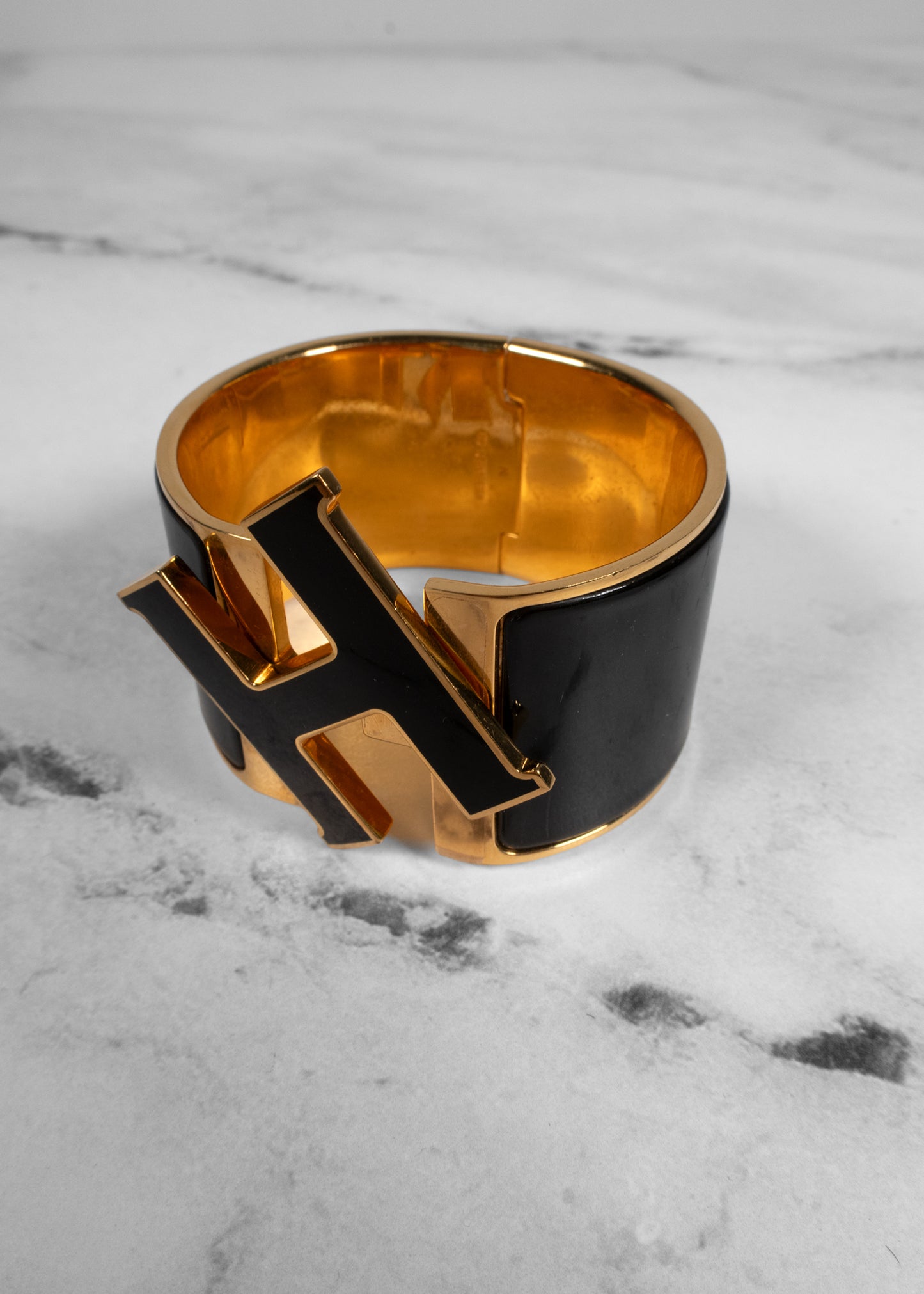 Hermès Enamel Extra Wide Clic Clac H Bracelet