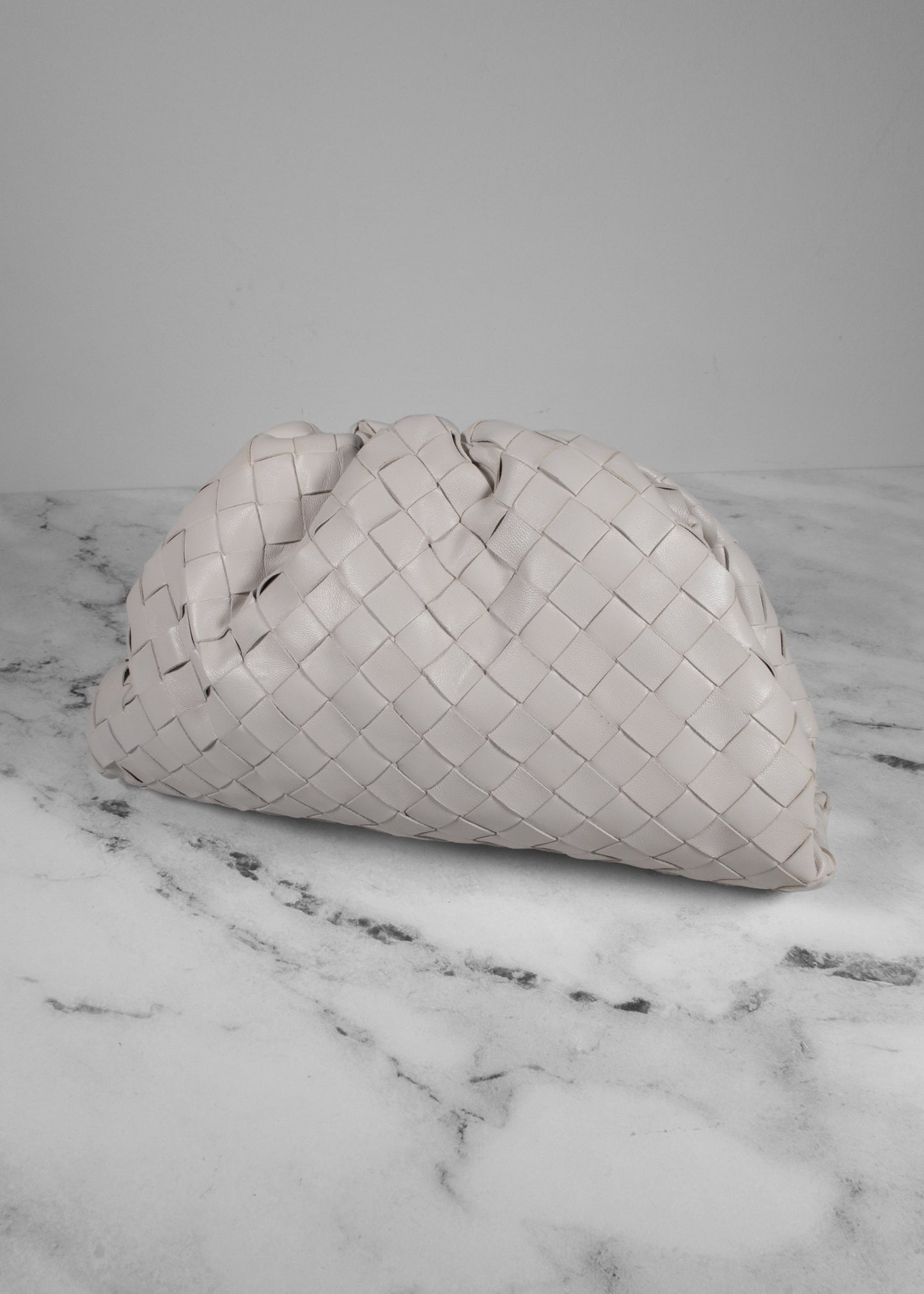 Bottega Veneta Nappa Maxi Intreccio The Pouch Oversized Clutch