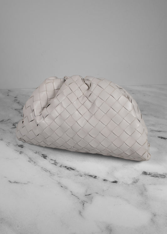 Bottega Veneta Nappa Maxi Intreccio The Pouch Oversized Clutch