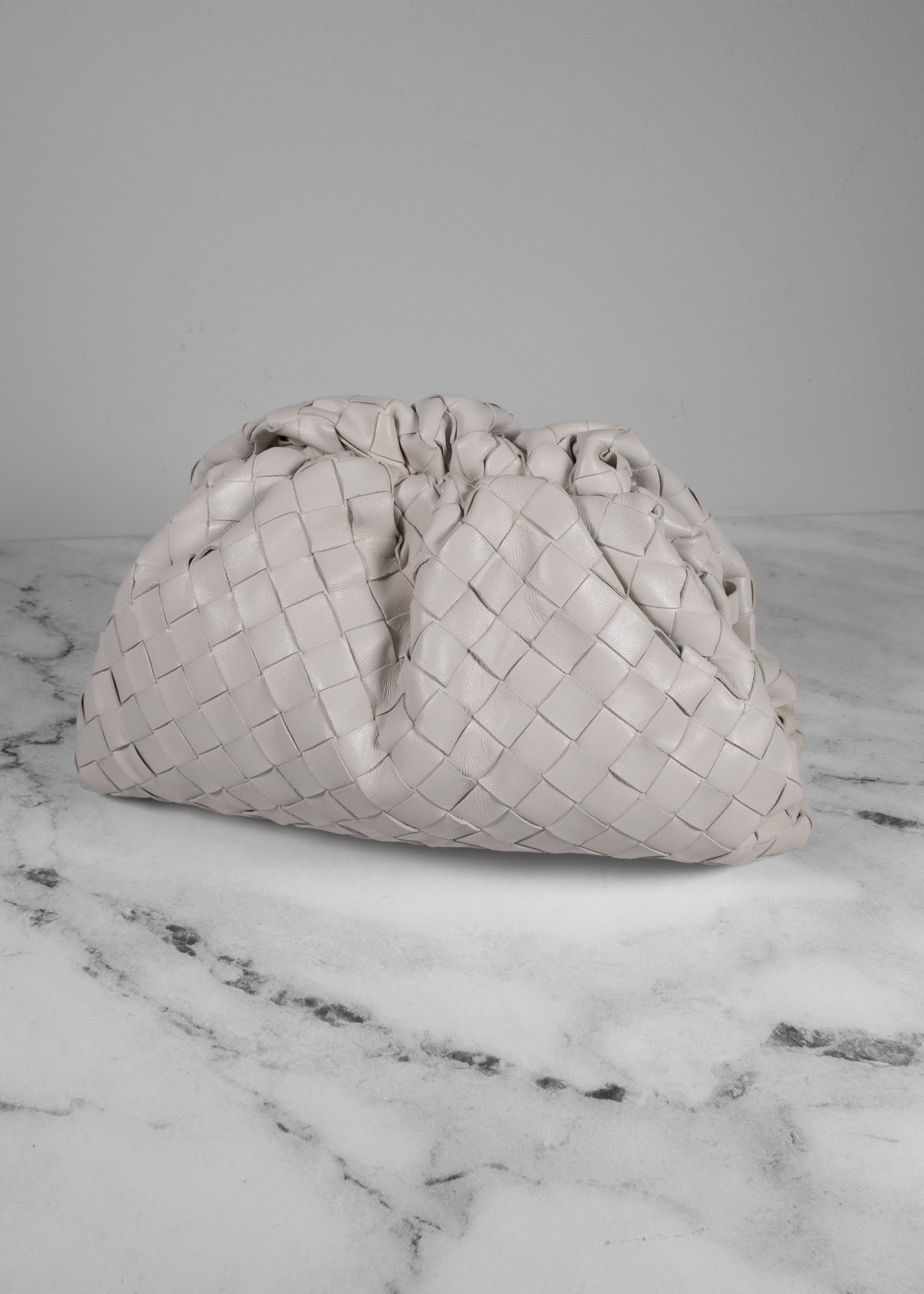 Bottega Veneta Nappa Maxi Intreccio The Pouch Oversized Clutch