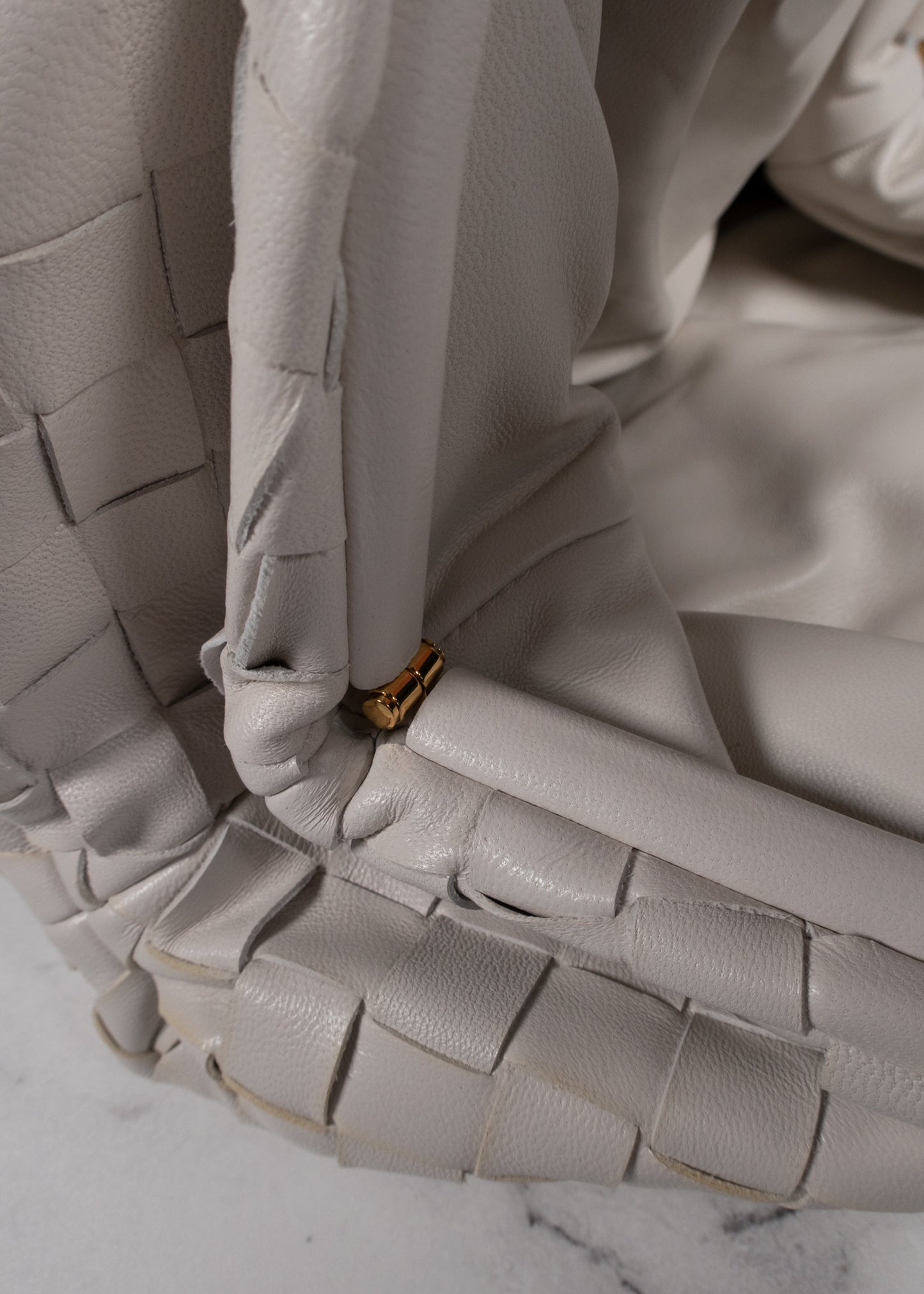 Bottega Veneta Nappa Maxi Intreccio The Pouch Oversized Clutch