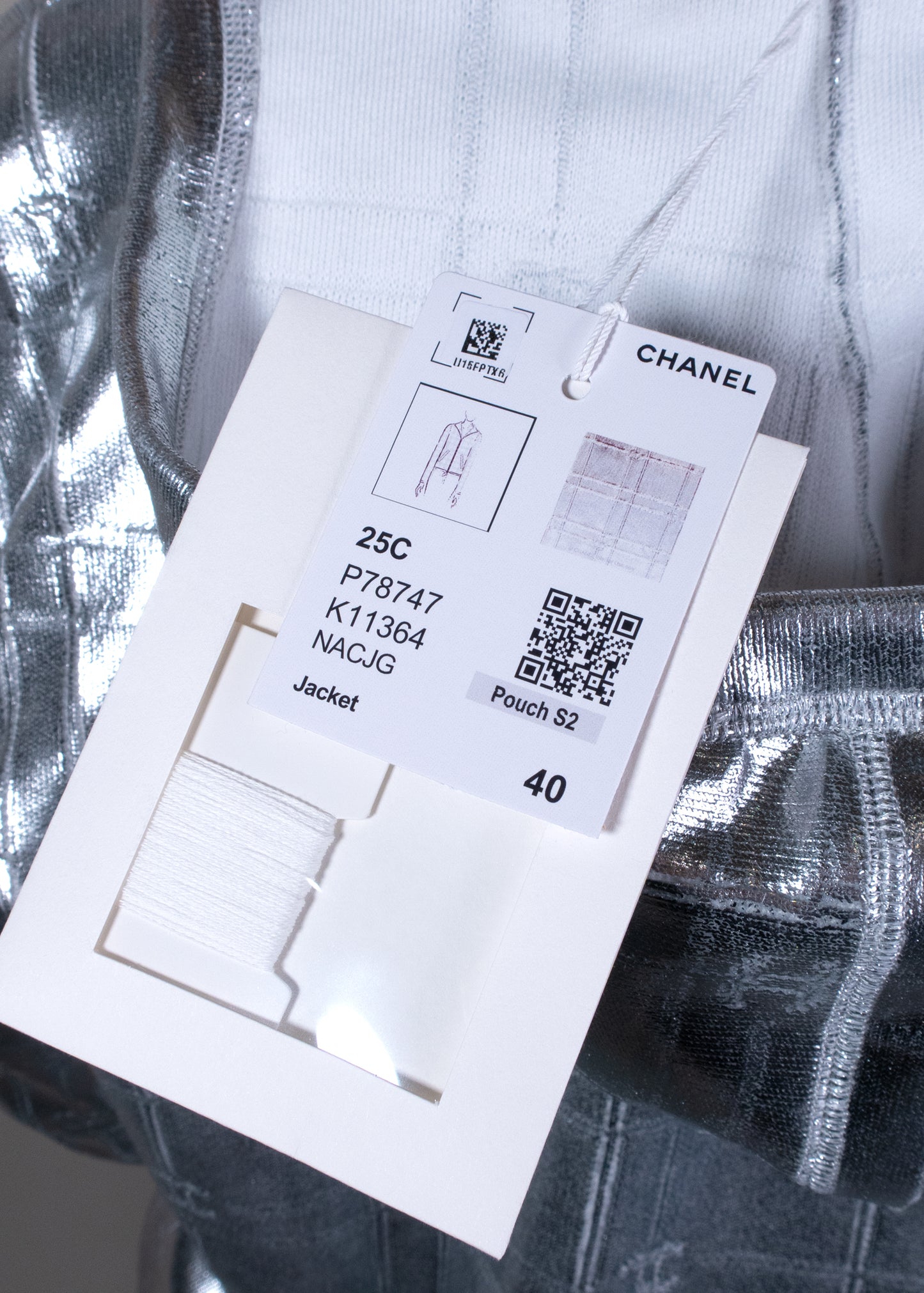 Chanel 2025 C Metallic Jacket