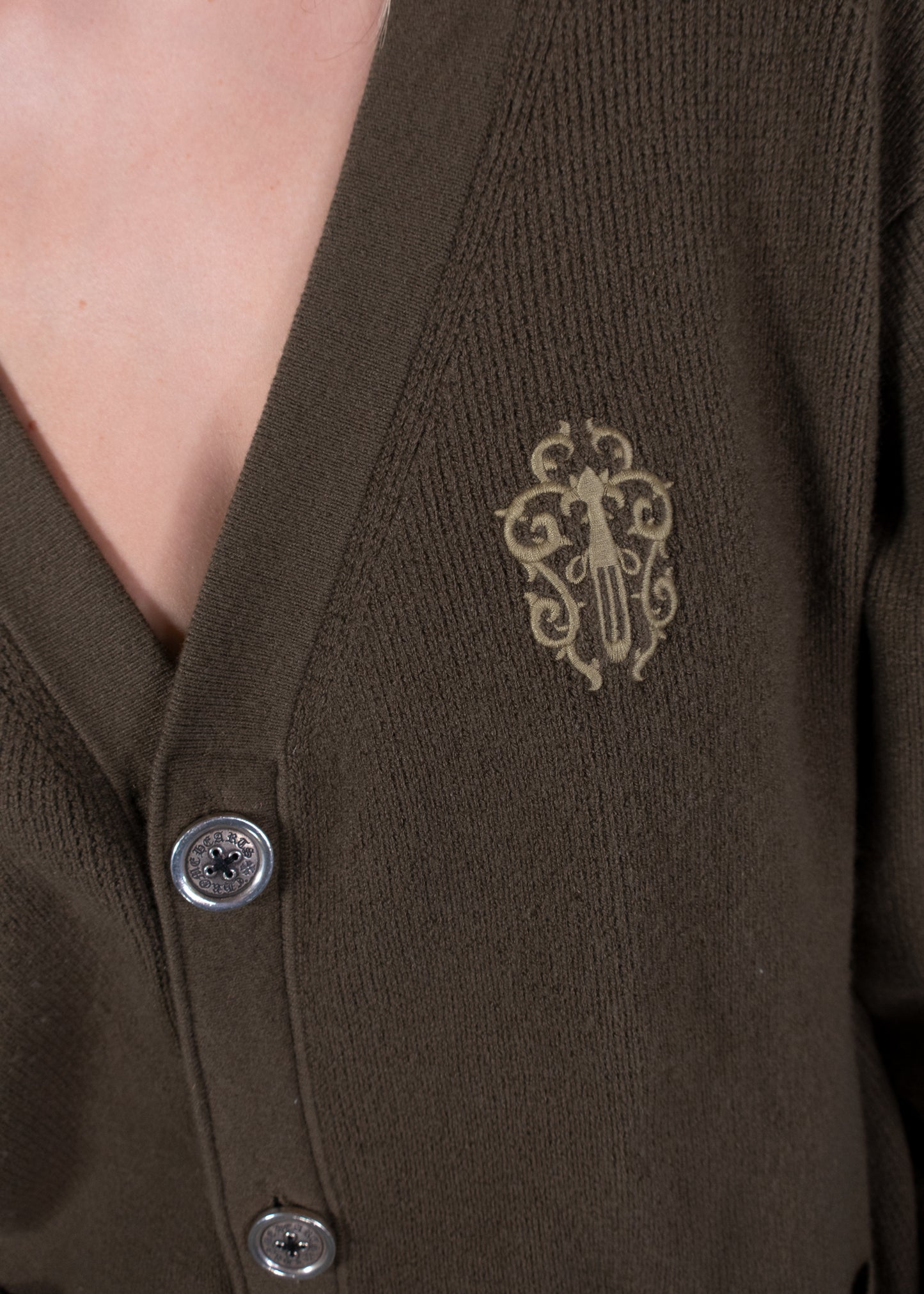Chrome Hearts Thermal Cashmere Cardigan