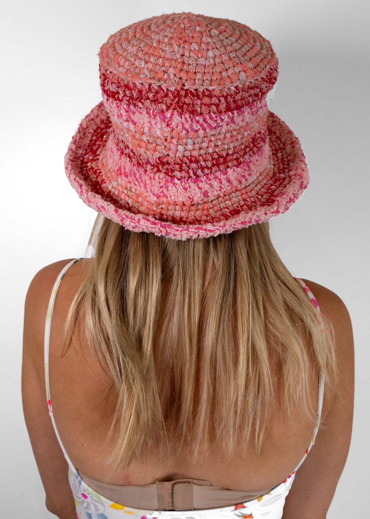 Chanel CC knit bucket Hat