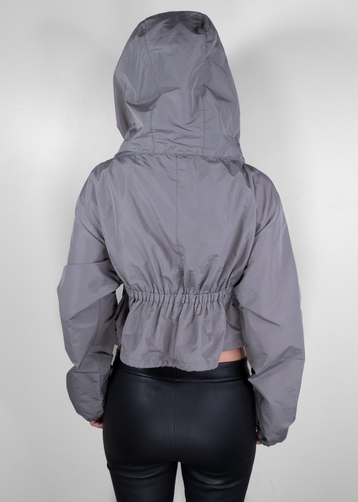 Miu Miu Recycled Polyamide Cropped Jacket