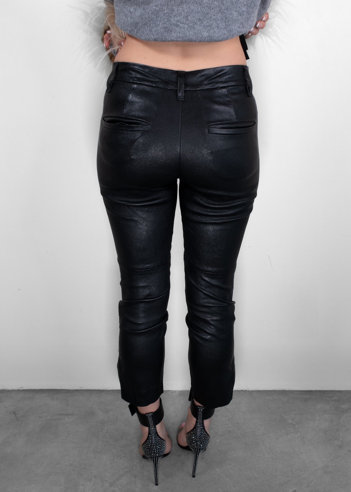 Brunello Cucinelli Stretch Nappa Leather Leggings