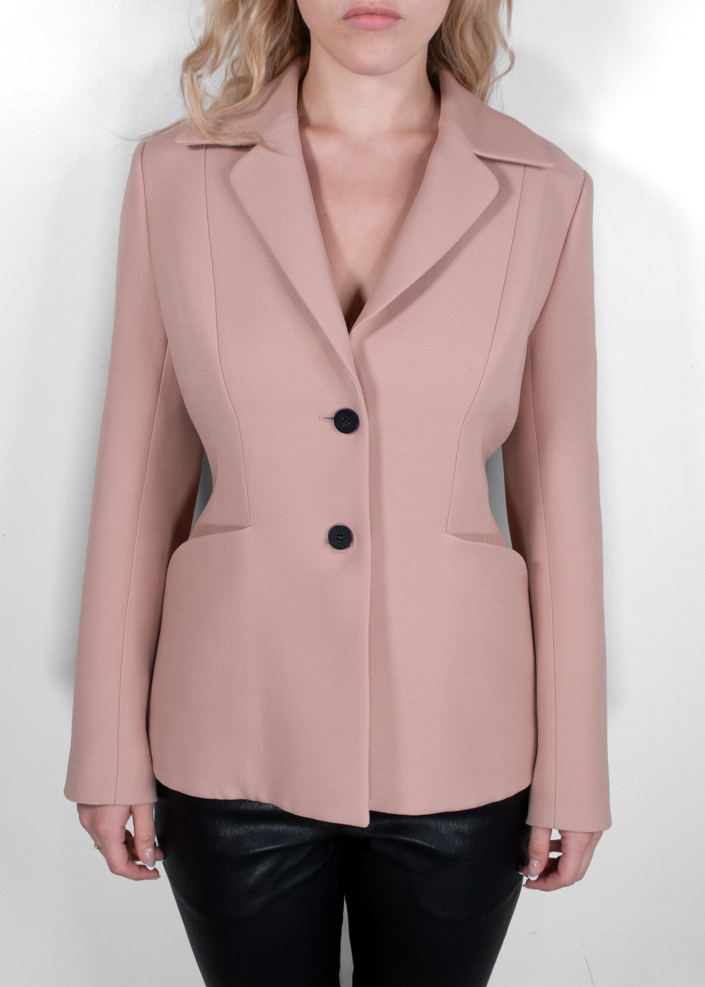 Christian Dior Blush Wool Blazer