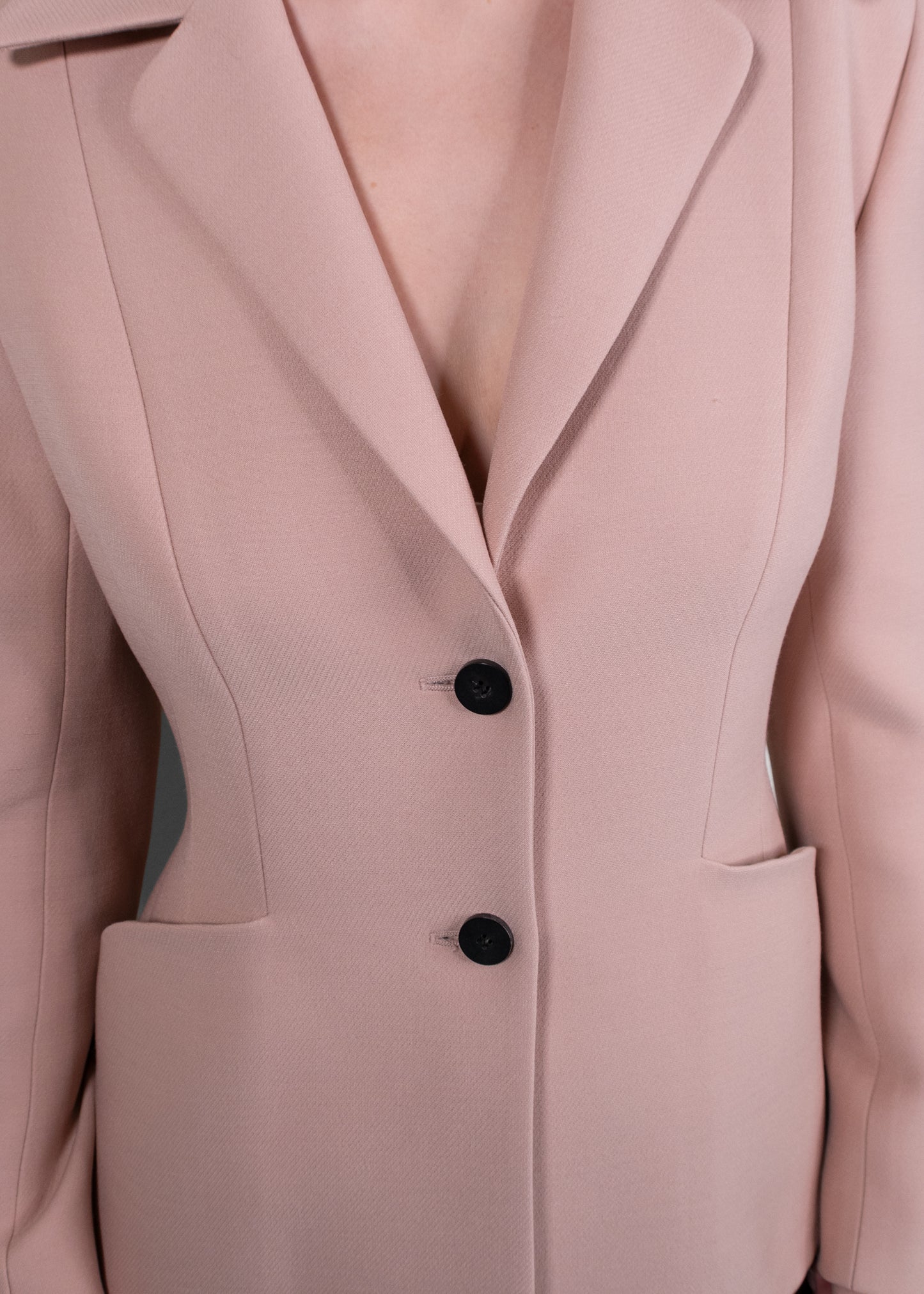 Christian Dior Blush Wool Blazer